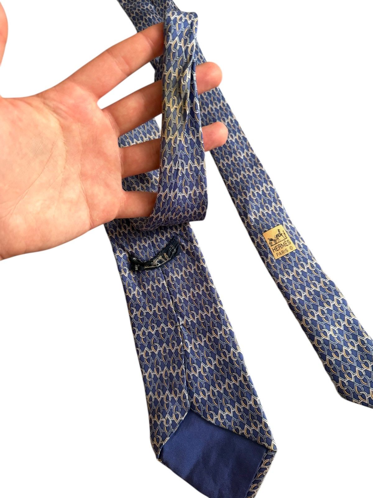 Hermes Hermes Silk Tie Size ONE SIZE - 7 Thumbnail