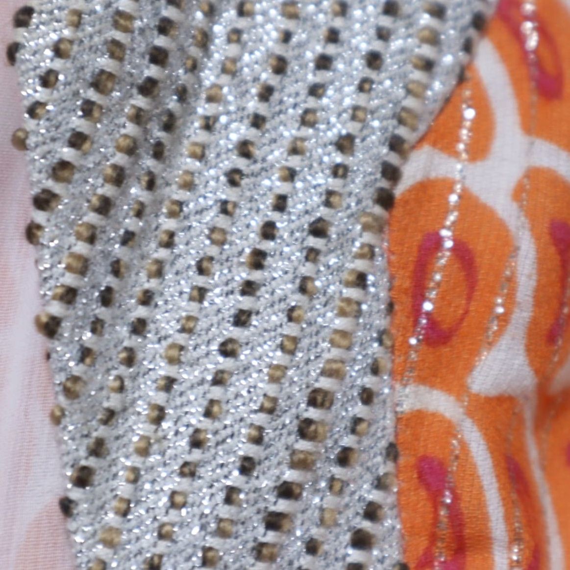 Trina Turk Trina Turk Metallic All Over Print Dress Orange Women's 4 Size S / US 4 / IT 40 - 7 Thumbnail