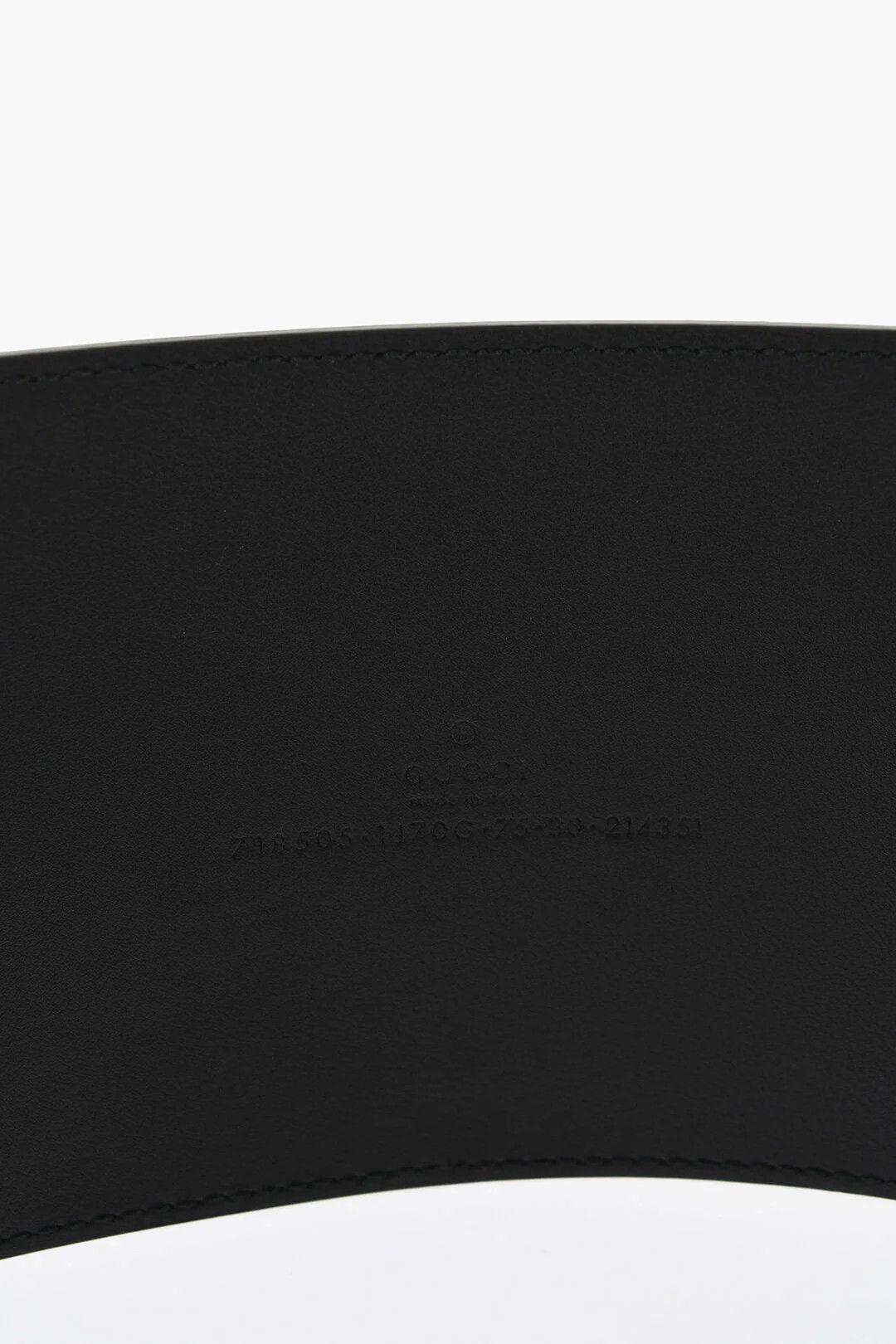 Gucci o1mm0326 Size: 80 / Maxi Patent Leather Belt in Black Size ONE SIZE - 4 Thumbnail