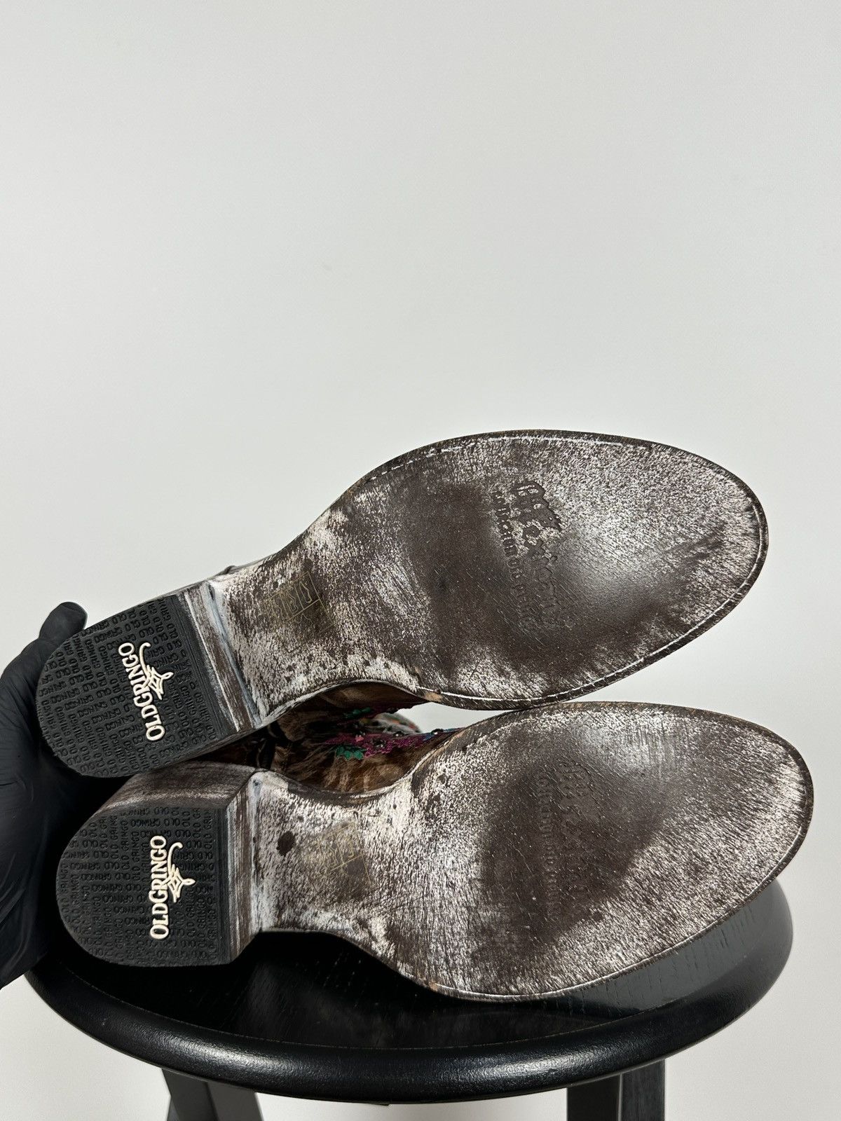 Old Gringo Mexicana Old Gringo Sora Leather Cowboy Floral Ankle Boots Size US 9.5 / IT 39.5 - 24 Thumbnail