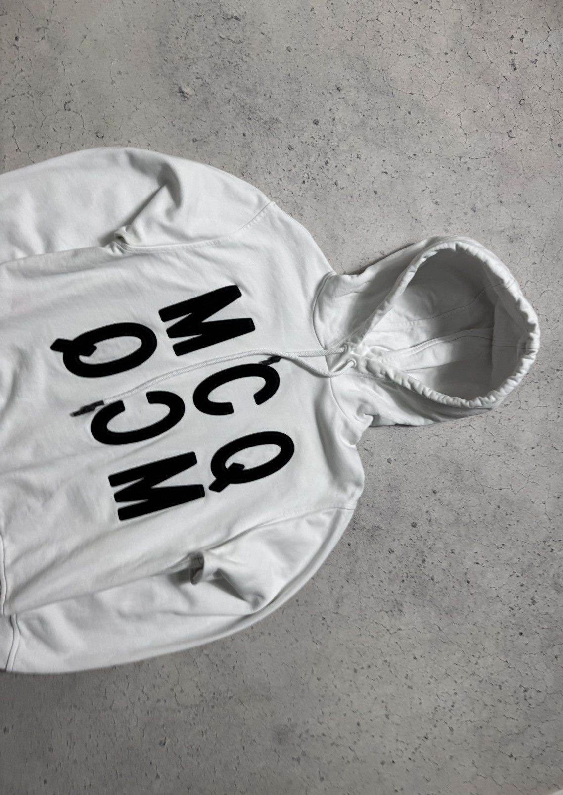 Alexander McQueen Alexander Mcqueen MCQ White Big Logo Hoodie Size S Size US S / EU 44-46 / 1 - 5 Thumbnail