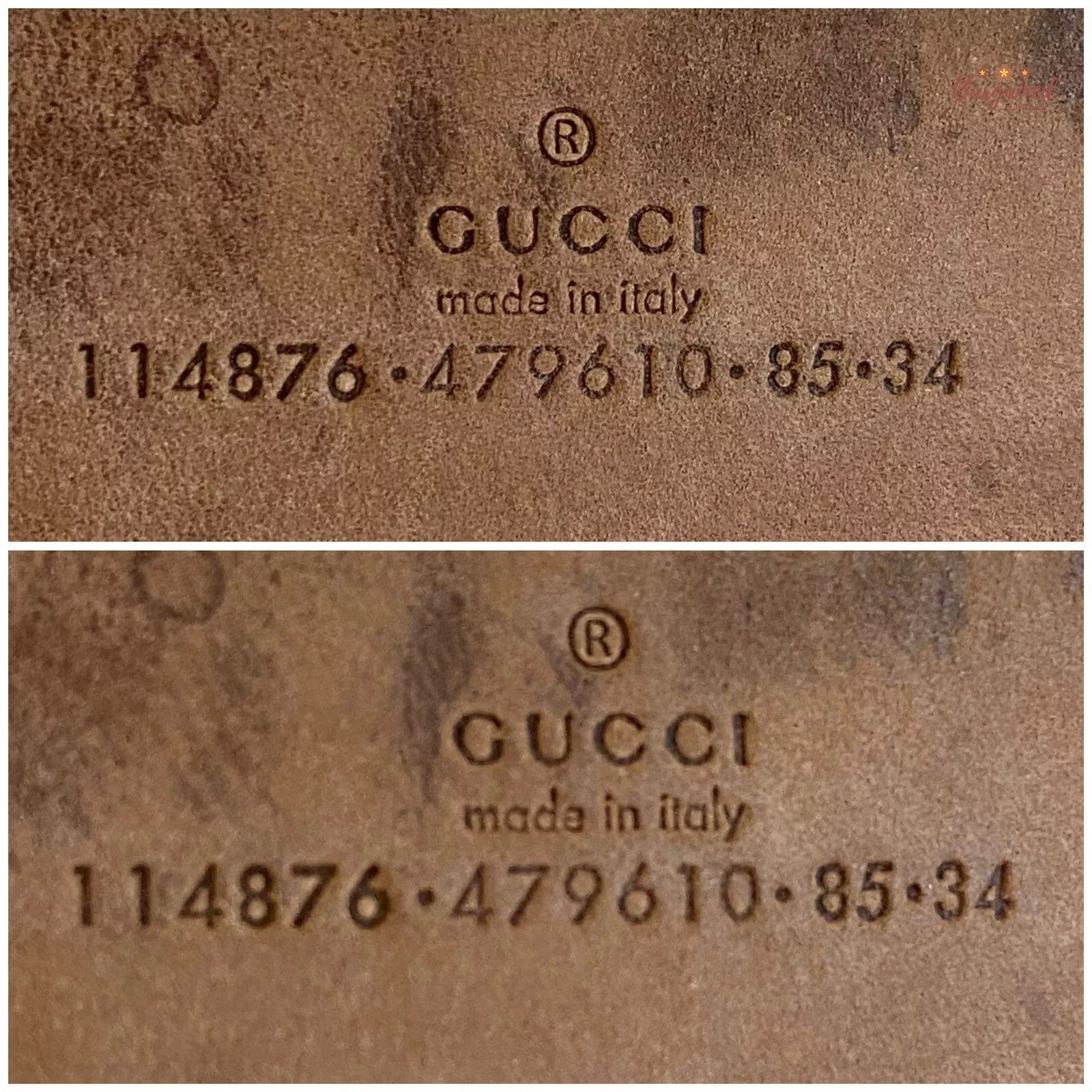Gucci Gucci Imprime Monogram Leather Interlocking G Buckle Belt Size 30 - 4 Thumbnail