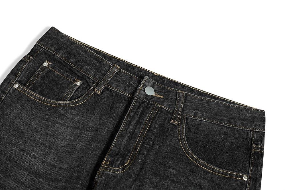 Japanese Brand Men's street style loose flared jeans y2k Size US 32 / EU 48 - 3 Thumbnail