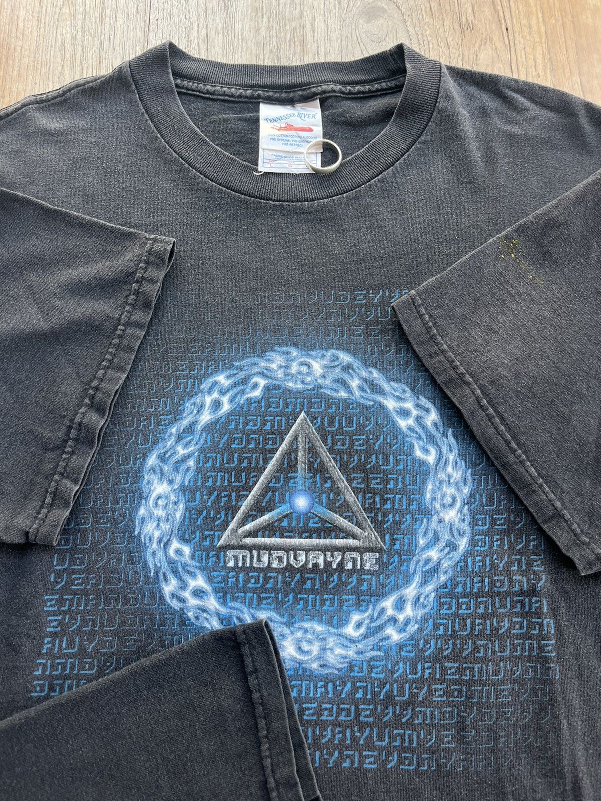 Band Tees × Vintage Vintage MUDVAYNE End of things to come black 00’s Tour Size US L / EU 52-54 / 3 - 6 Thumbnail