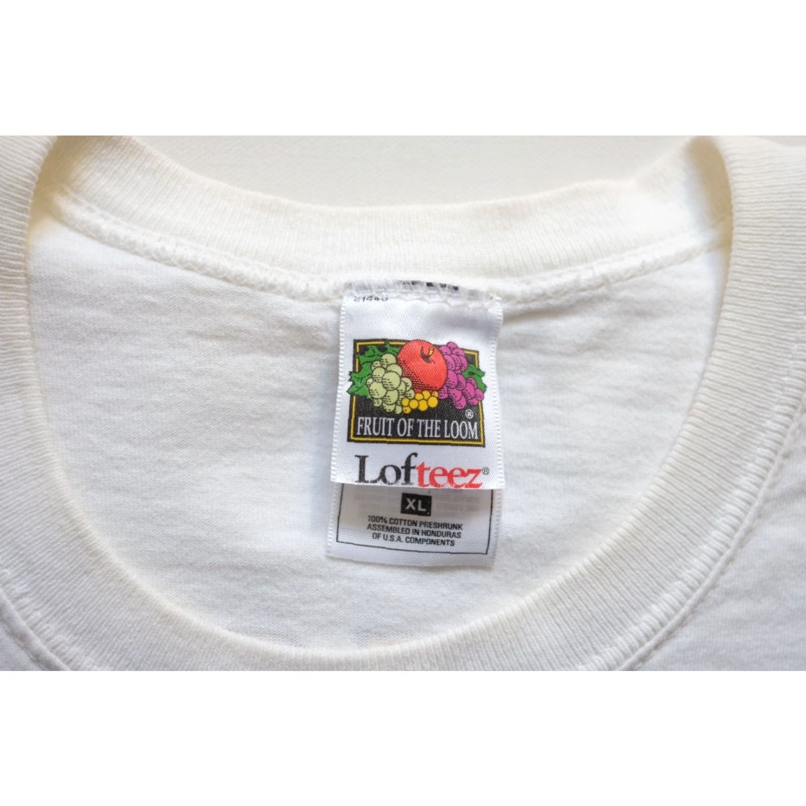 Fruit Of The Loom VINTAGE Fruit of the Loom 90s T-Shirt Men's XL White Cotton Short Sleeve Crew Neck Cars Hot Rod Fort Smith Arkansas Graphic - 1998 Size US XL / EU 56 / 4 - 7 Thumbnail