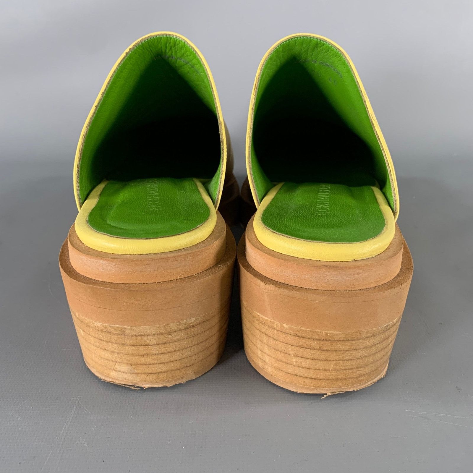 Eckhaus Latta ECKHAUS LATTA Size 7 Yellow Mules Loafers Size US 10 / IT 40 - 3 Thumbnail