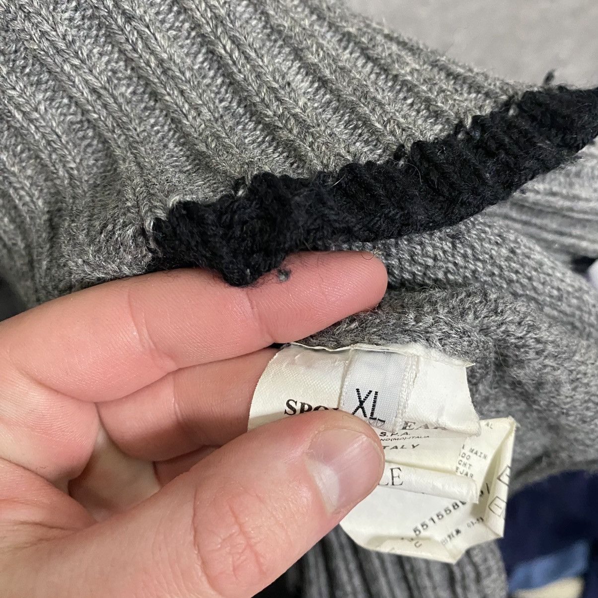 Stone Island Rare Vintage Stone Island Full Zip Sweater Knitting 90s Size US XL / EU 56 / 4 - 19 Thumbnail