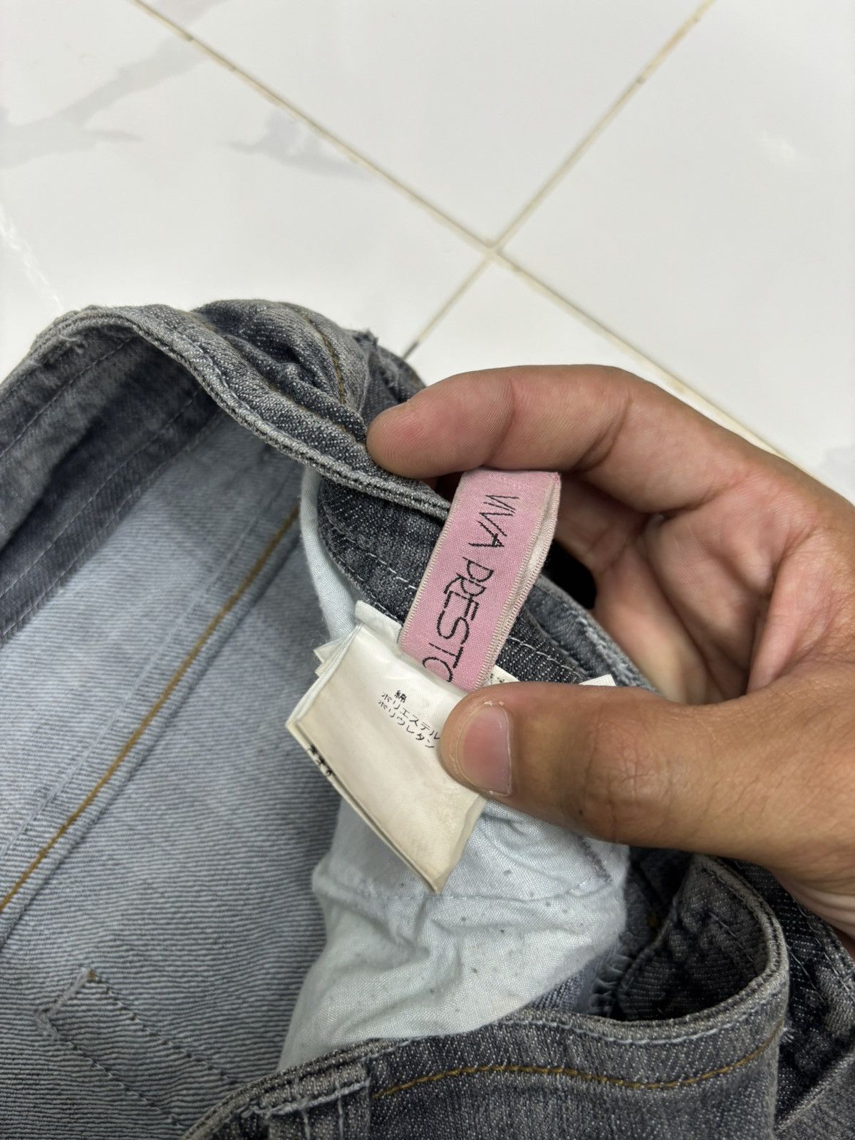 Tornado Mart Flare Jeans Viva Presto Embroidery Faded Black Bootcut Jeans Size US 28 / EU 44 - 10 Thumbnail