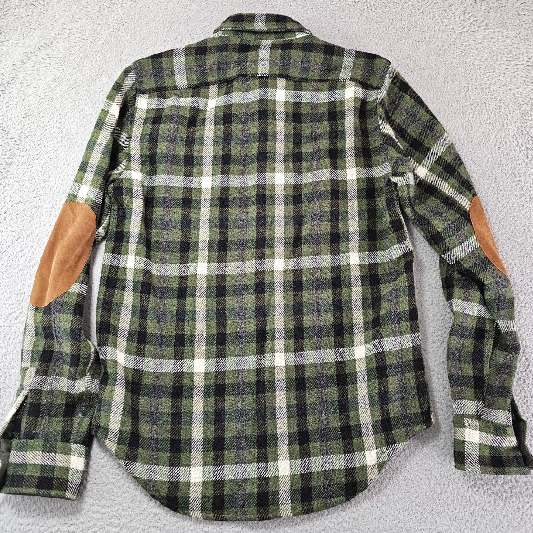 Todd Snyder Todd Snyder Shirt Mens XS Green Plaid Wool Blend Button-Up Long Sleeve Casual Travel Clothing Mens XS Green Plaid Wool Blend Button-Up Shirt Size US XS / EU 42 / 0 - 7 Thumbnail