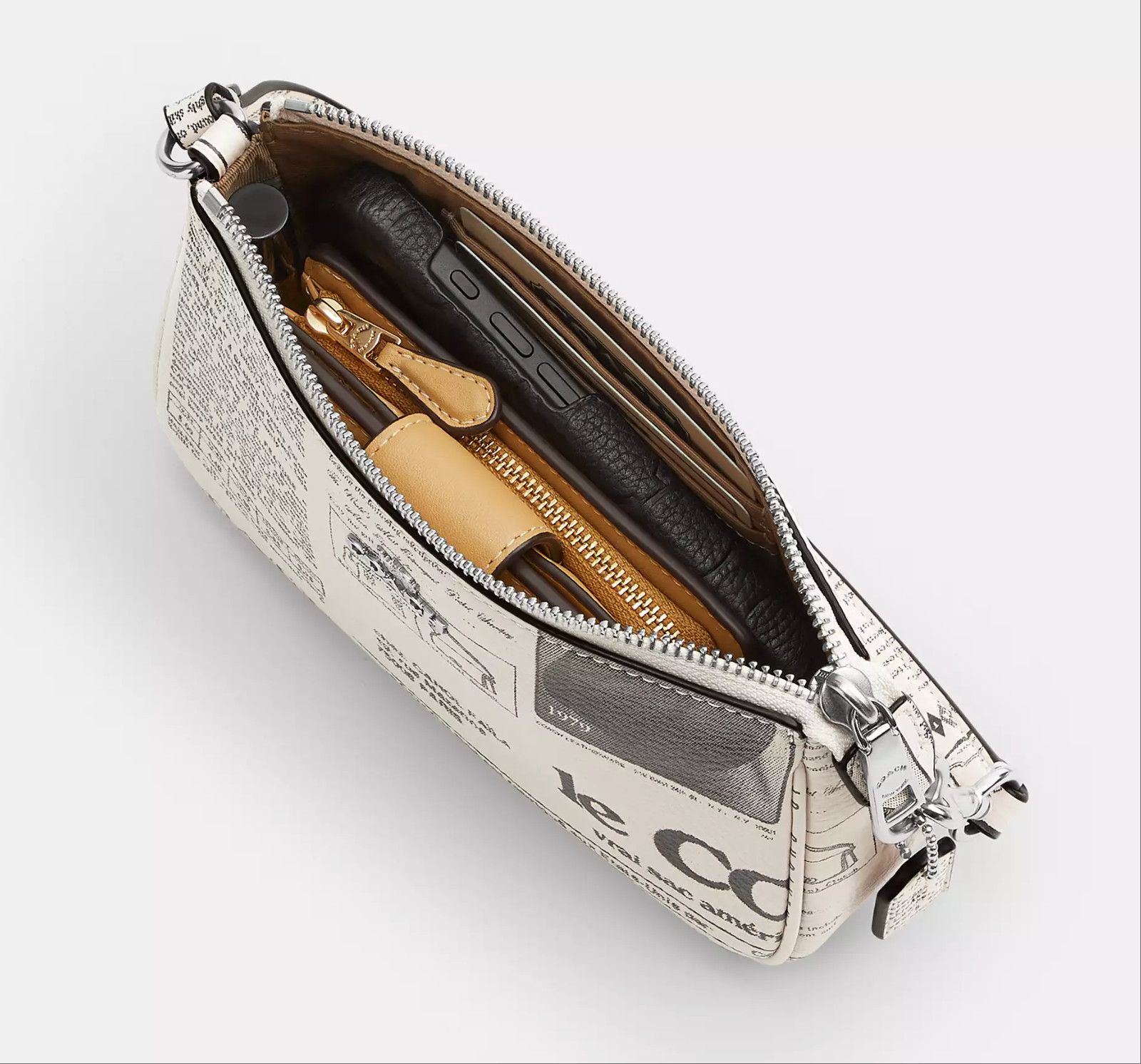 Coach Nwt Coach CDC27 Nolita 19 With Newspaper Print Size ONE SIZE - 12 Thumbnail