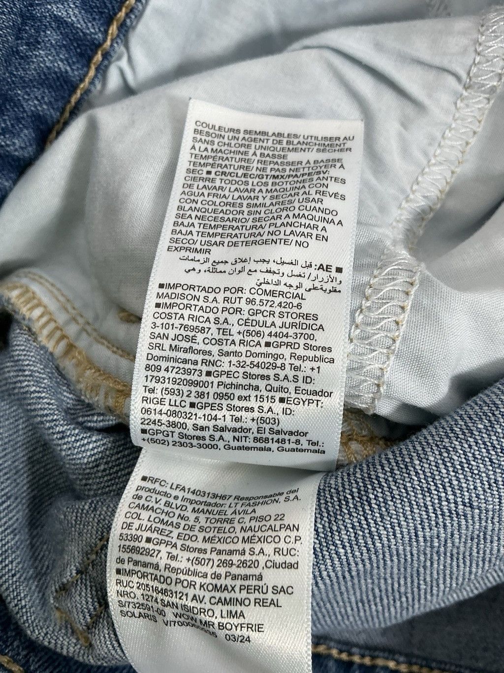 Old Navy Womans Old Navy Boyfriend Blue Jeans Size 10 Tall Straight Size 32" / US 10 / IT 46 - 5 Thumbnail