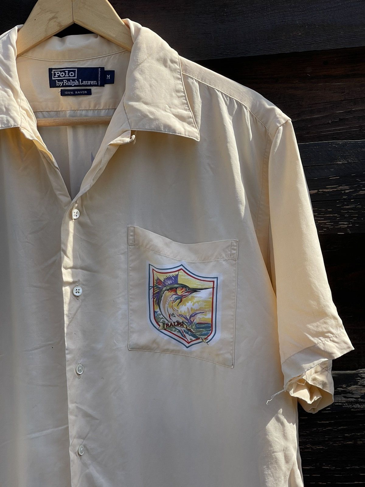 Polo Ralph Lauren 90’s Ralph Lauren Fishing vintage rayon shirt big logo Size US M / EU 48-50 / 2 - 7 Thumbnail