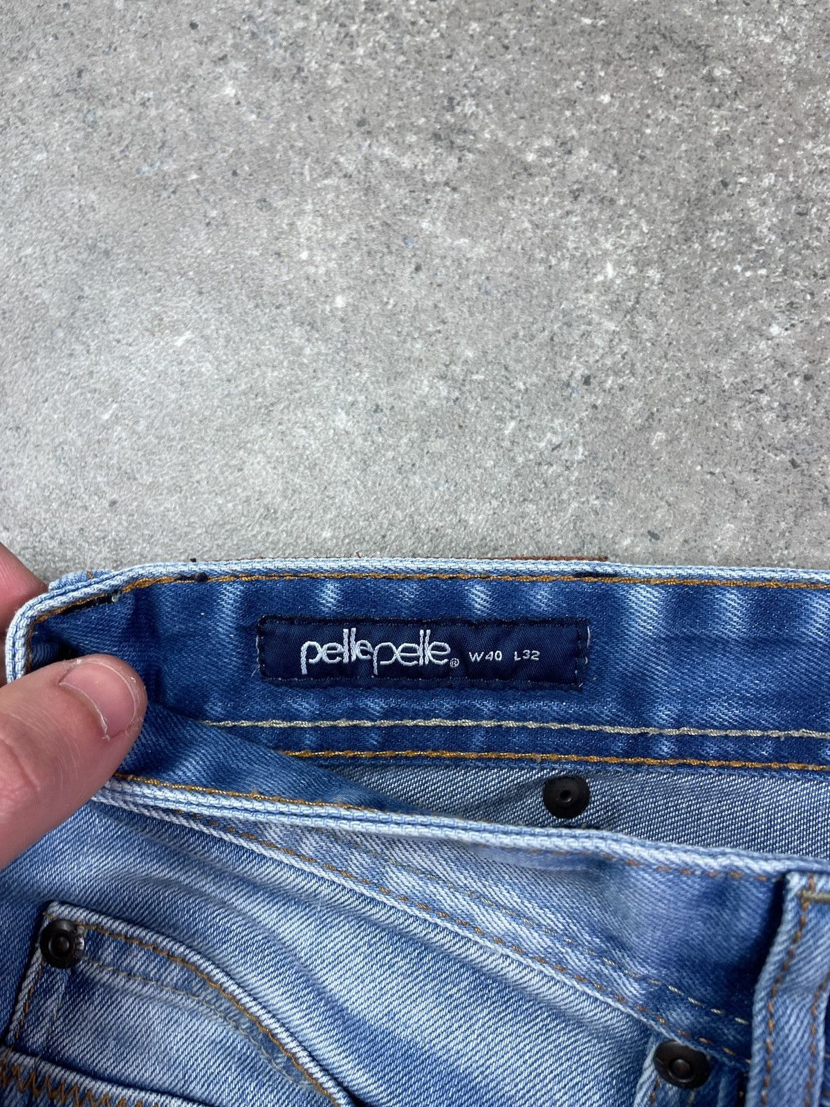 Pelle Pelle × Vintage Vintage Y2K Pelle Pelle Baggy Denim Pants Size US 40 / EU 56 - 7 Thumbnail
