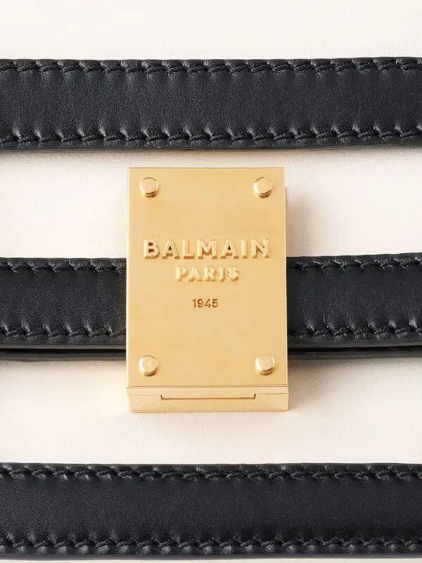Balmain o1s1wg111225 Size:OS/1945 Heritage Shoulder Bag in Black Size ONE SIZE - 4 Thumbnail