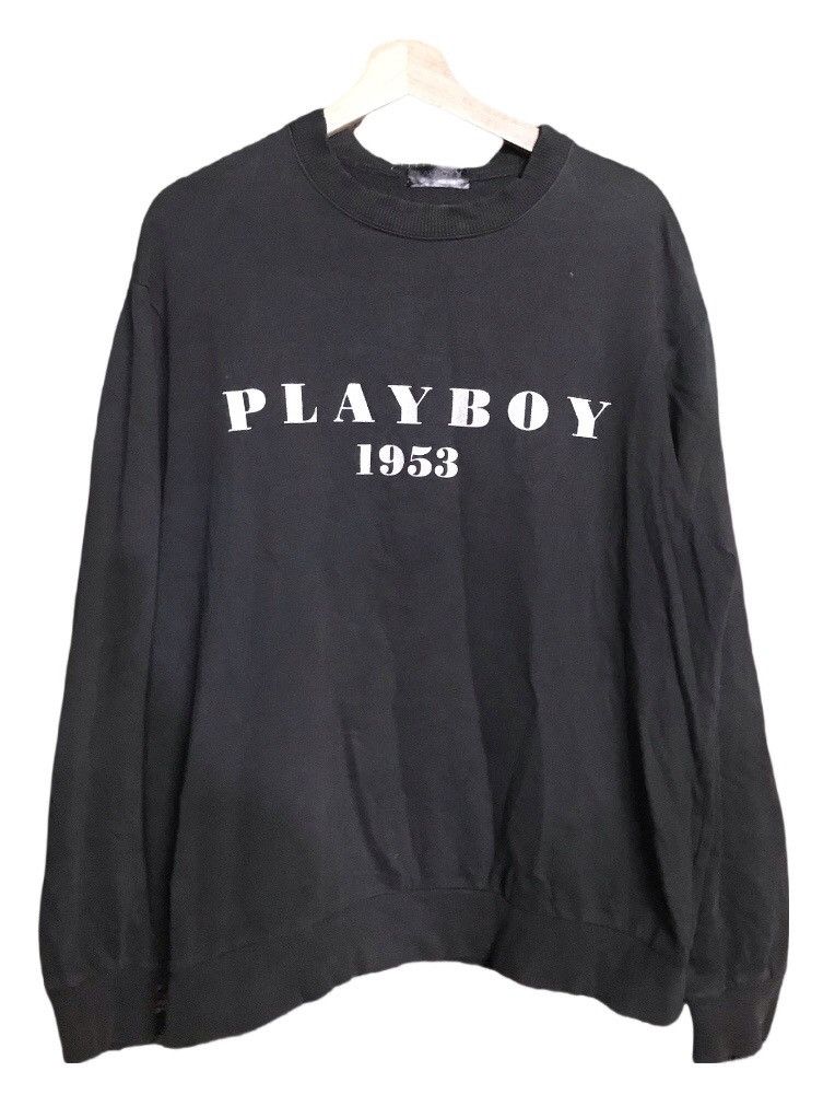 Playboy Playboy Sweatshirt Crewneck Black Colour Size US XL / EU 56 / 4 - 1 Thumbnail