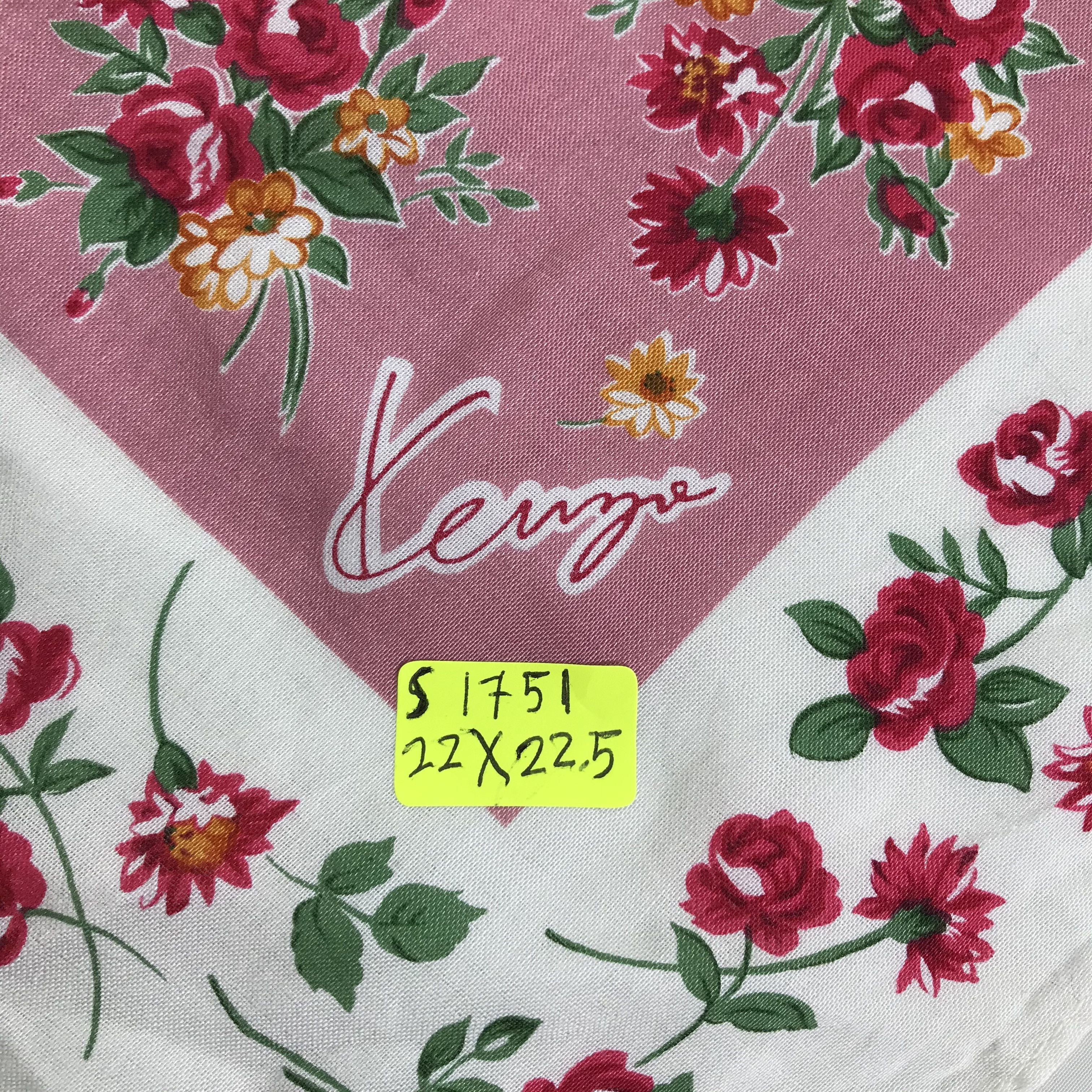 Kenzo × Vintage Kenzo Bandana / Handkerchief / Neckerchief - S1751 Size ONE SIZE - 6 Thumbnail