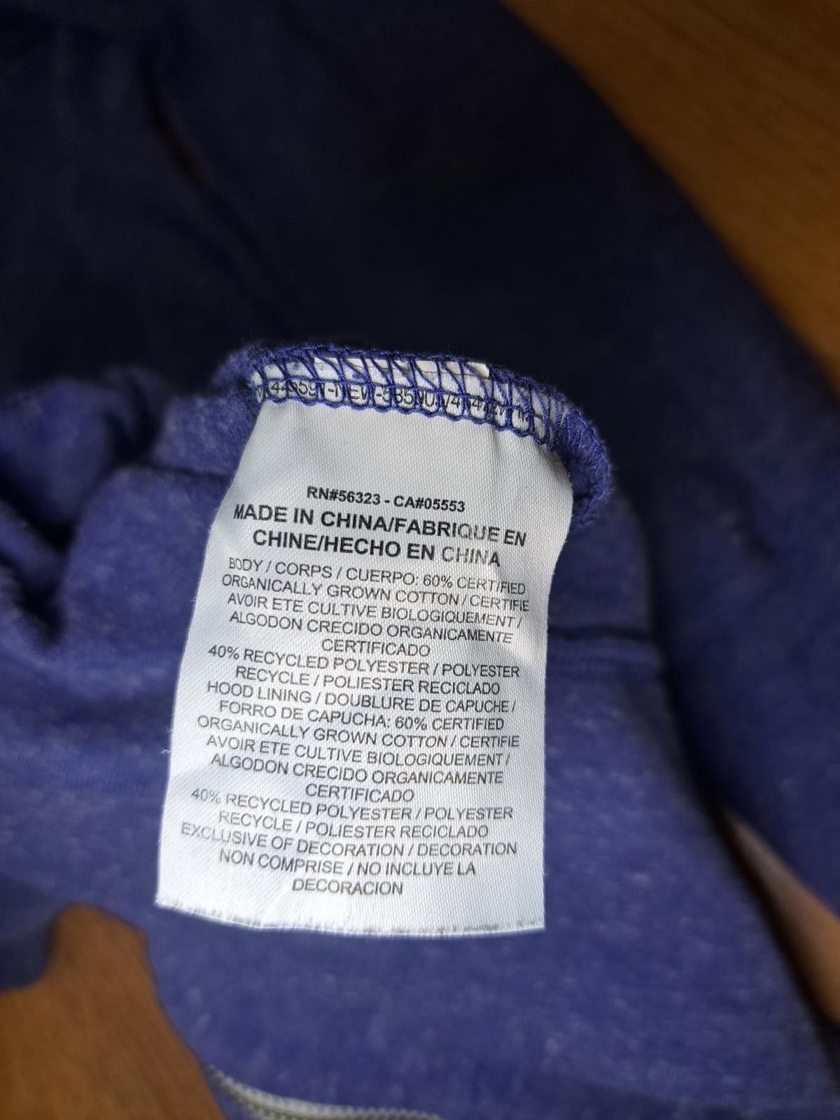 Nike VINTAGE Nike Jacket Womens Small Blue Organic Cotton Hoodie Size S / US 4 / IT 40 - 6 Thumbnail