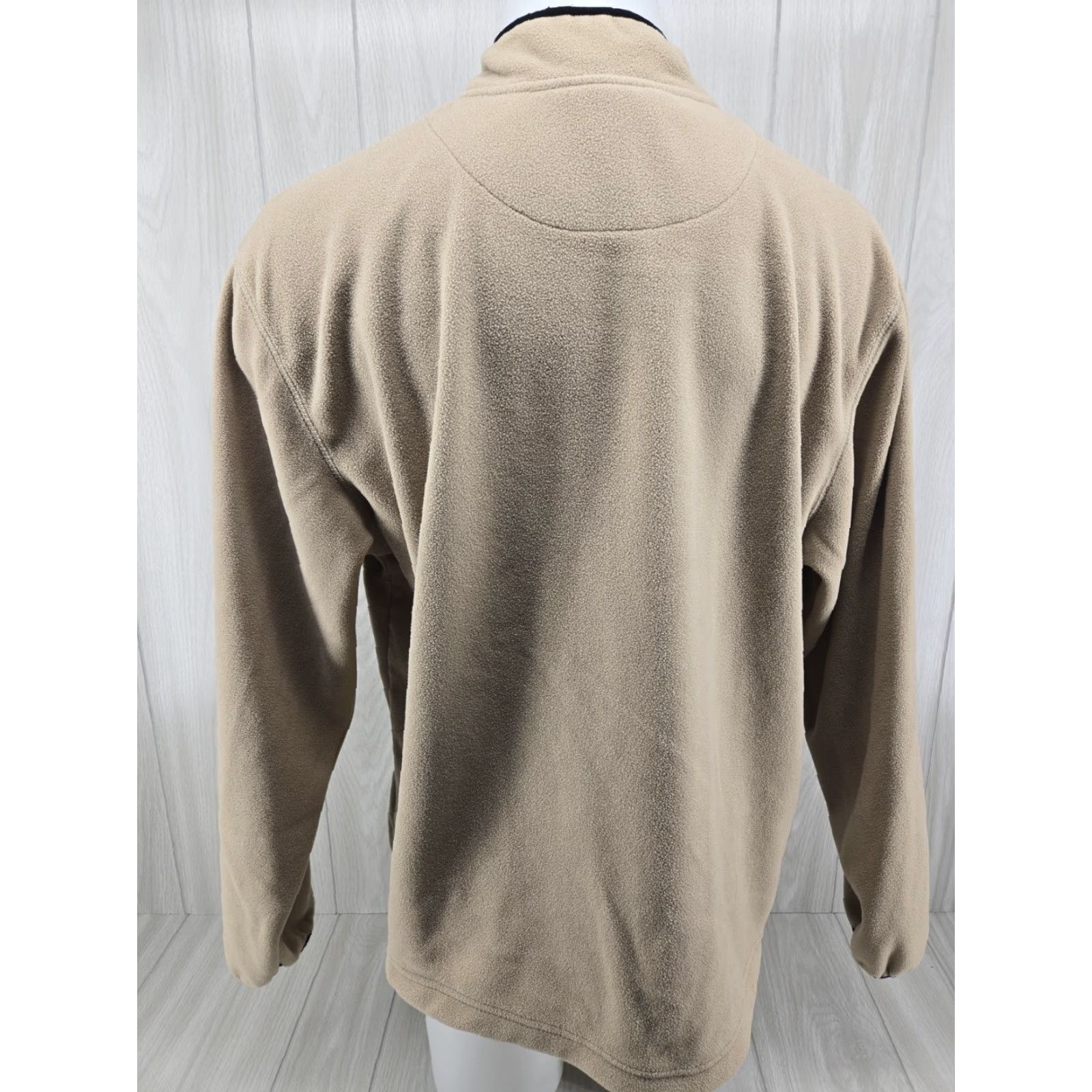 Logo 7 Ducks Unlimited Men's Fleece Jacket XL Full Zip Tan Hunting Embroidered Logo Size US XL / EU 56 / 4 - 6 Thumbnail