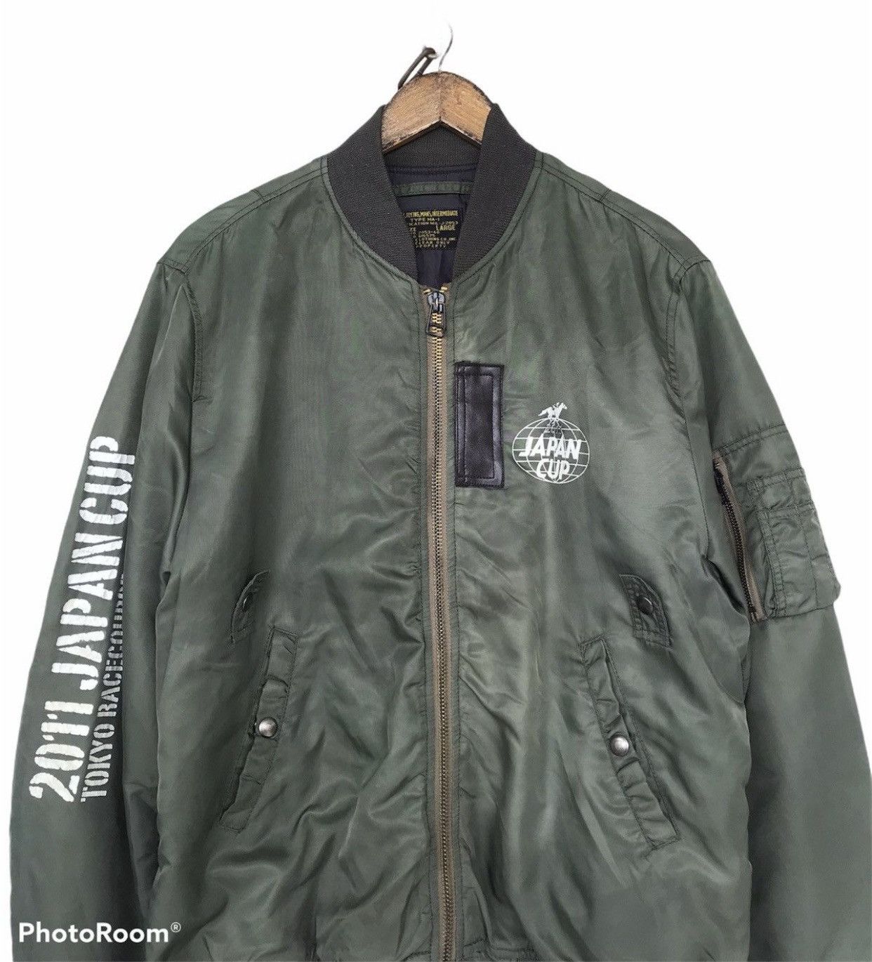 Other 💥Final💥Flying Man Ma-1 Japan Cup Bomber Jacket Size US L / EU 52-54 / 3 - 2 Thumbnail