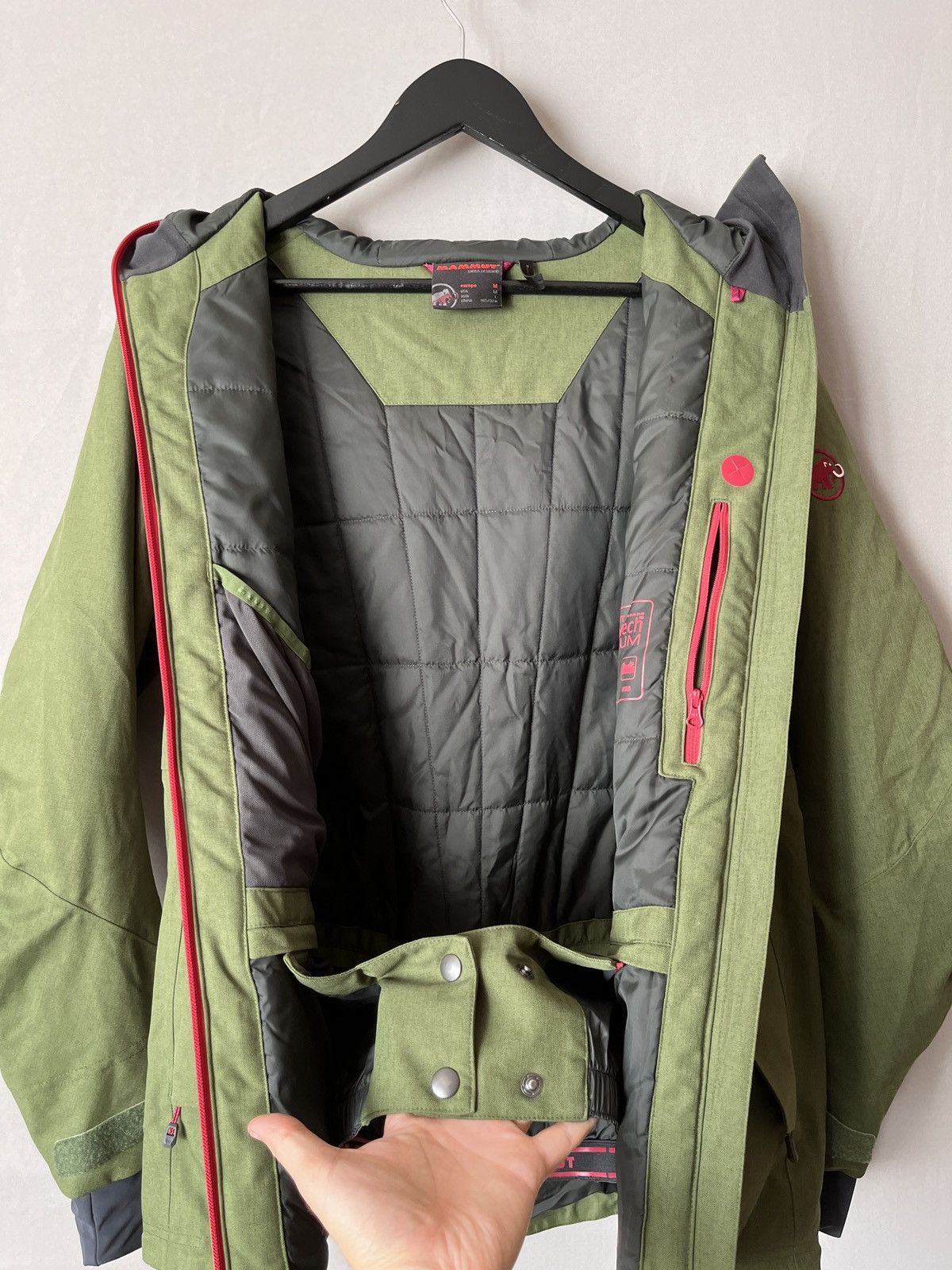 Mammut Mammut Niva HS Green DRYTech Hard Shell Premium Parka Jacket Size M / US 6-8 / IT 42-44 - 18 Thumbnail