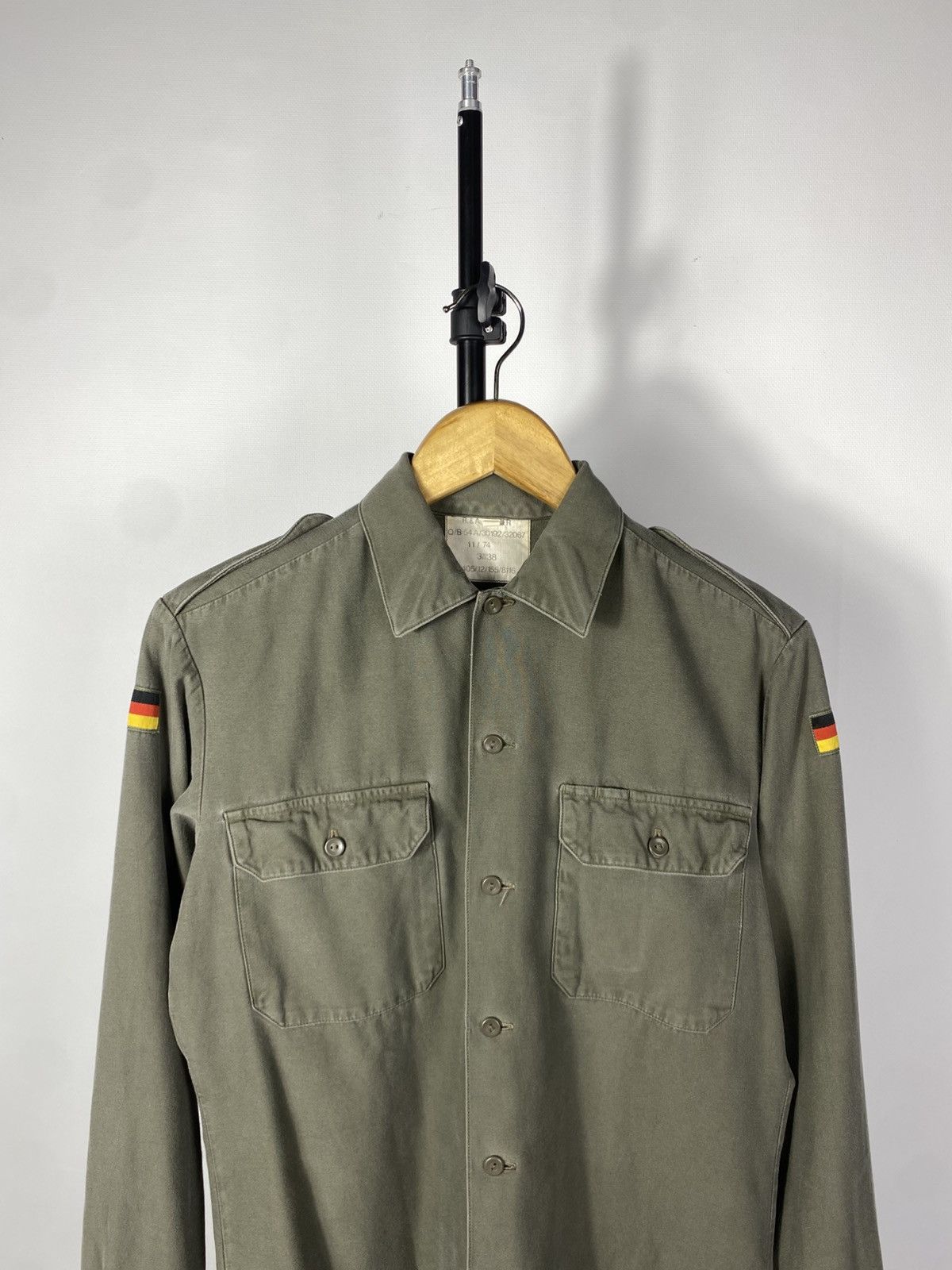 Vintage Vintage 70s Archive Army Military cotton West German jacket Size US S / EU 44-46 / 1 - 2 Thumbnail
