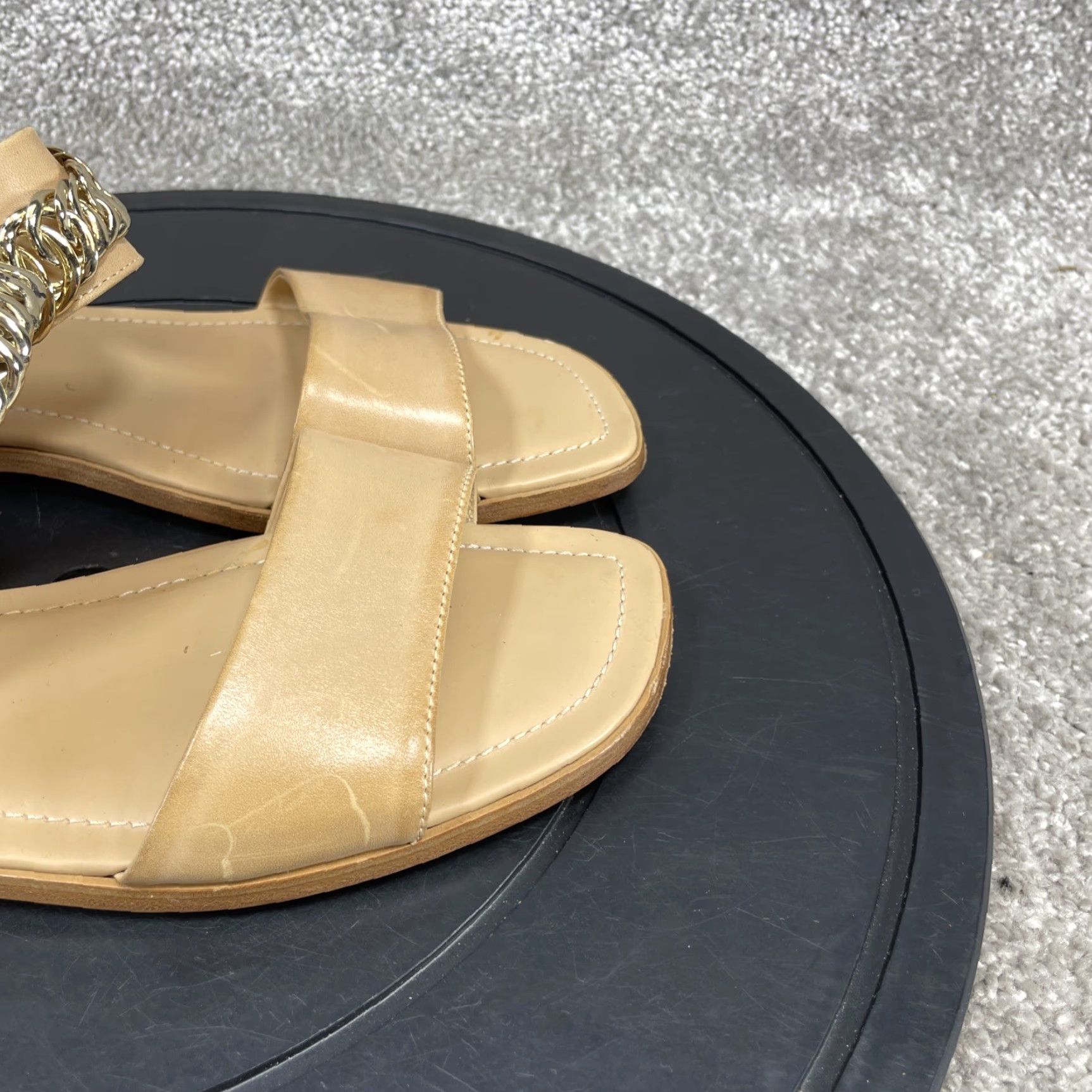 Vintage Vintage Tod's Women’s Leather Sandals Flat Size 38 EU 7.5 US Brown Casual Outdoor Size US 6 / IT 36 - 2 Thumbnail
