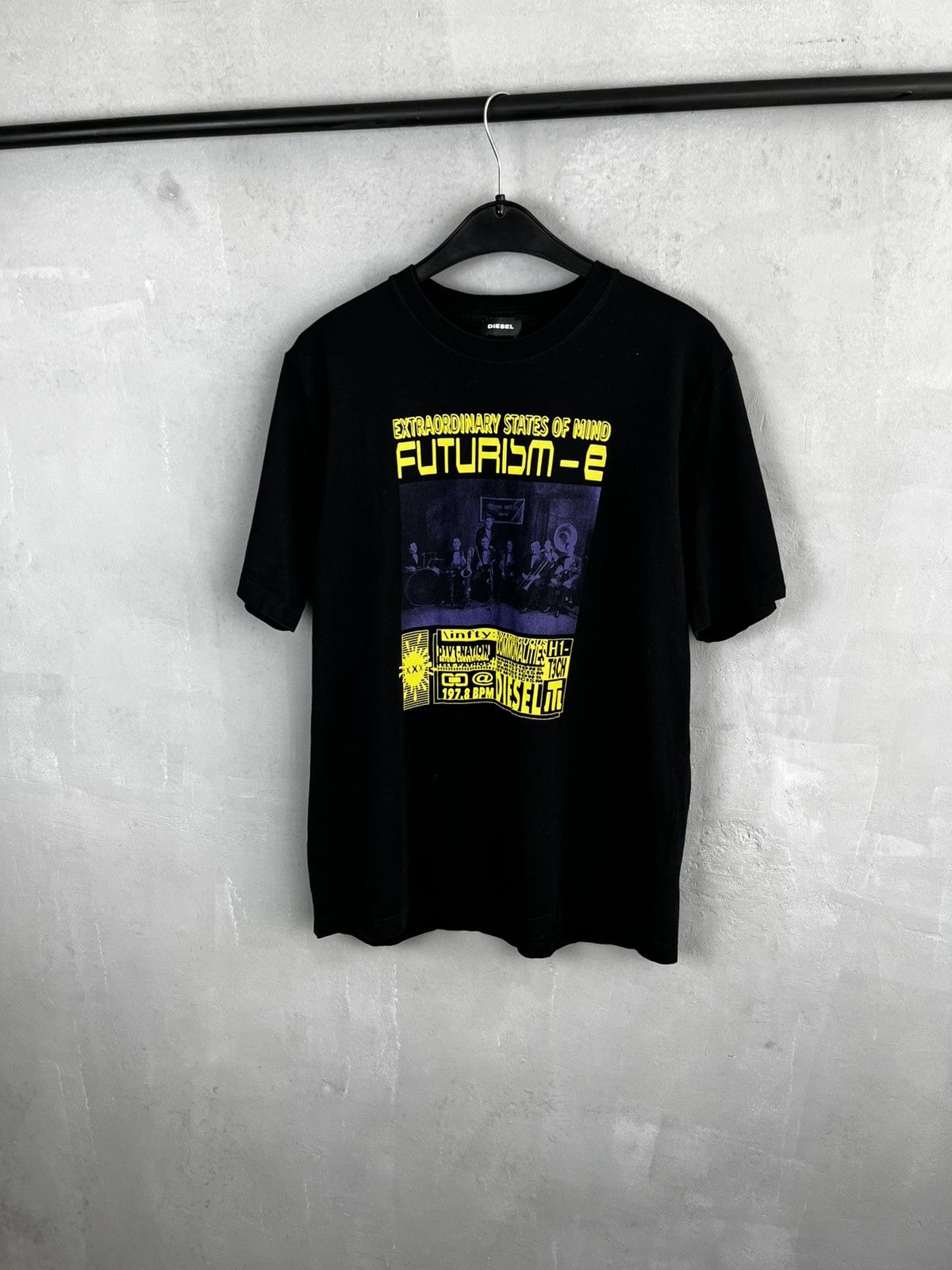 Diesel Camiseta Diesel Masculina T-Just- Y16 Preta Size US L / EU 52-54 / 3 - 4 Thumbnail