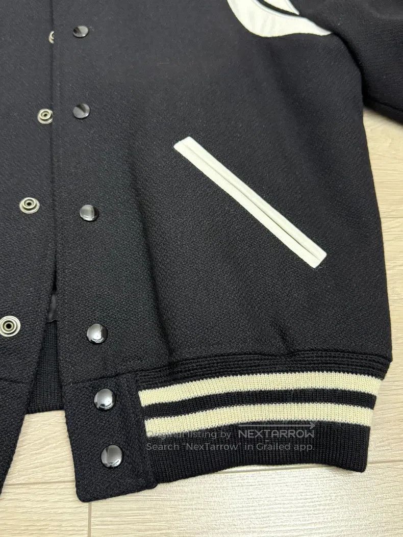 Saint Laurent Paris Saint Laurent Paris Black and White Classic Baseball Jacke Size US S / EU 44-46 / 1 - 6 Thumbnail