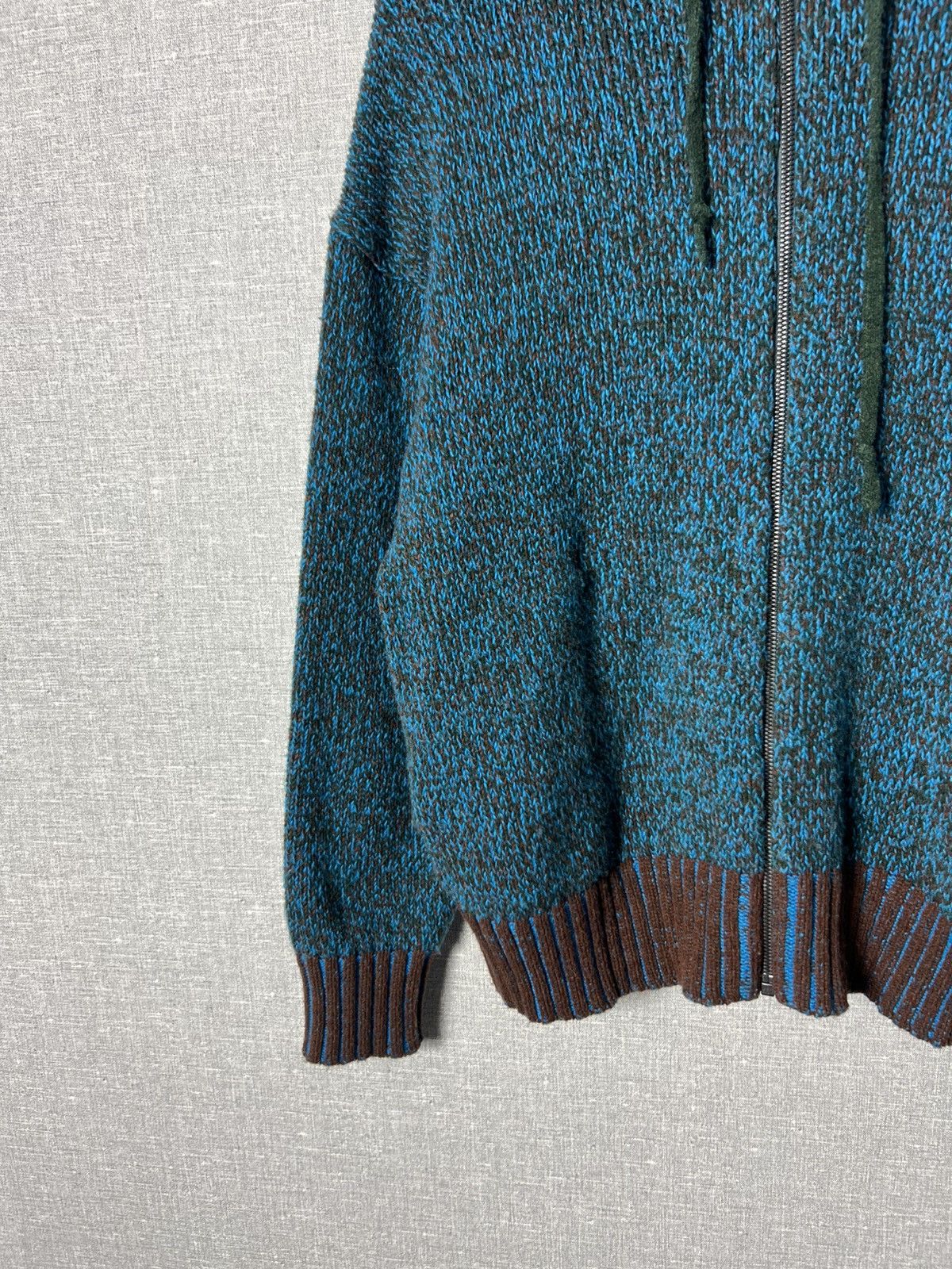 Marni × Uniqlo MARNI X UNIQLO Bi-Color Oversized Knitted Zip Hoodie Size S Size US S / EU 44-46 / 1 - 3 Thumbnail