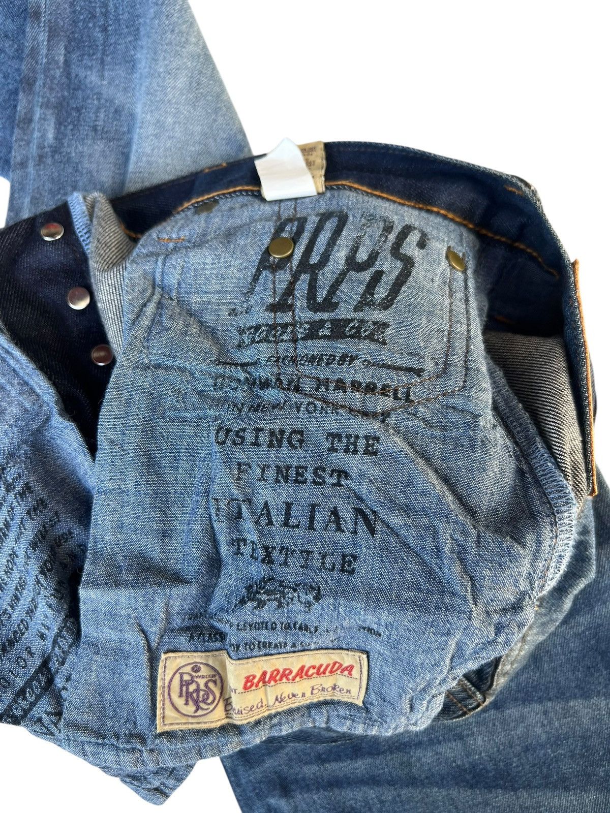 Prps PRPS Barracuda Waxed Denim Slim Jeans Size US 30 / EU 46 - 21 Thumbnail