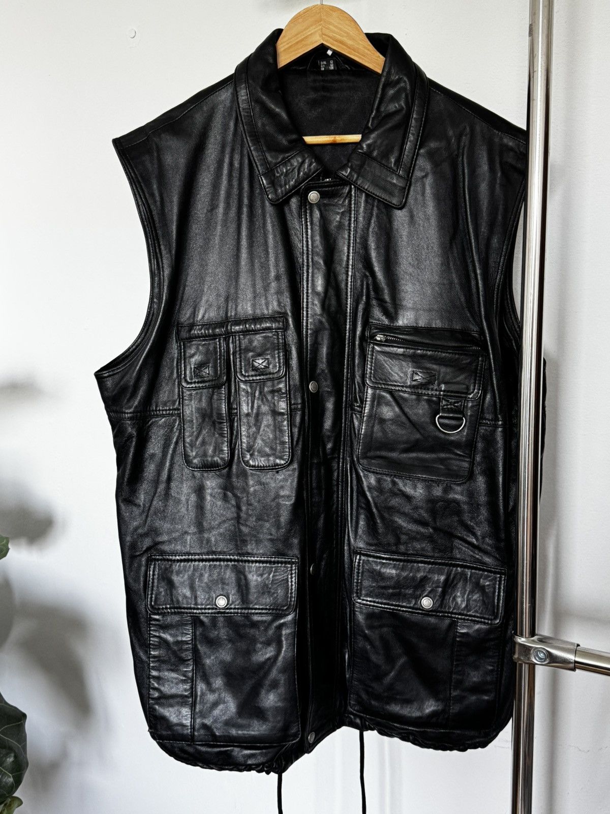 Other Leather Vest with Pockets Size US XXL / EU 58 / 5 - 1 Thumbnail