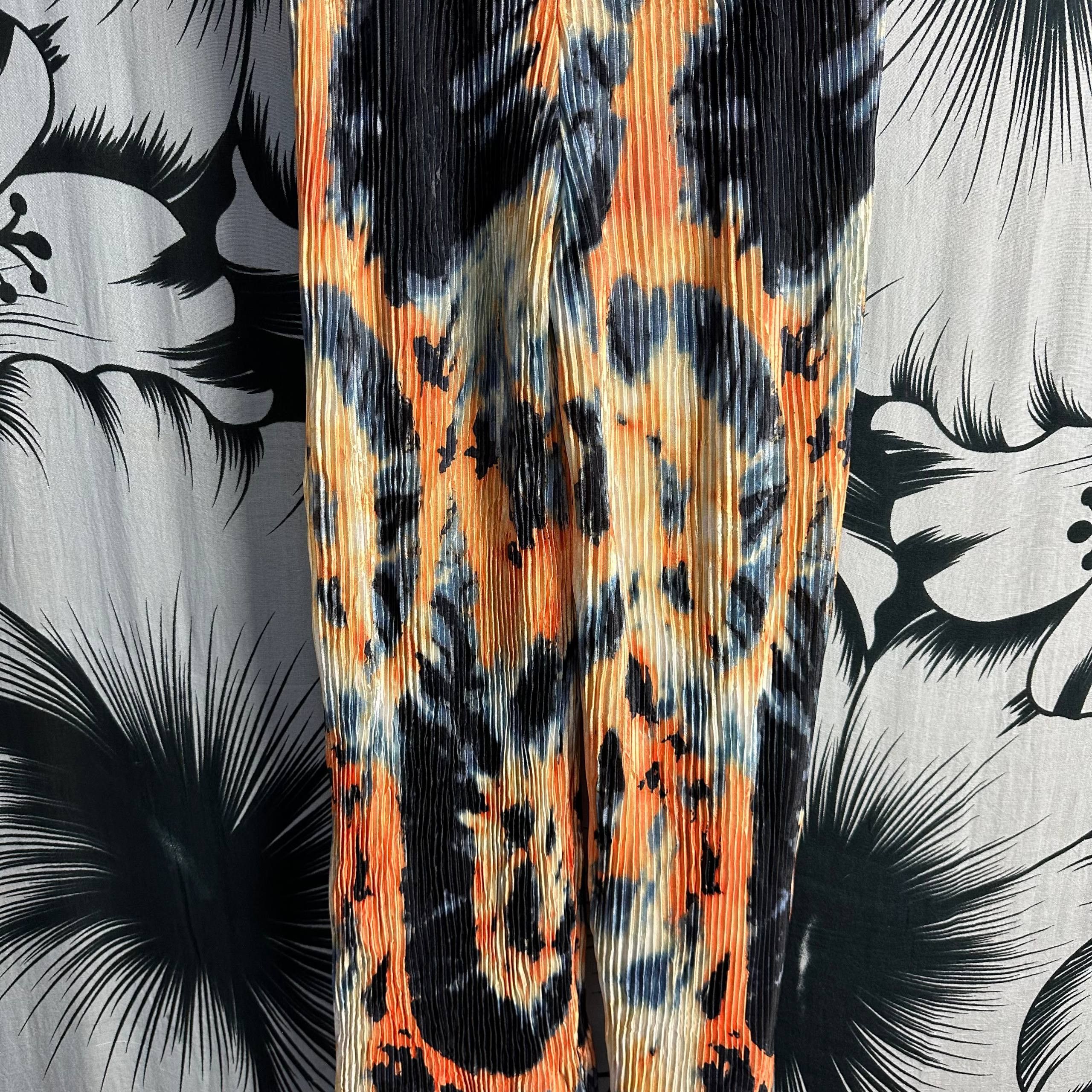 Japanese Brand Archive Pleated Japanese Rare Pattern Pants Size 27" / US 4 / IT 40 - 8 Thumbnail