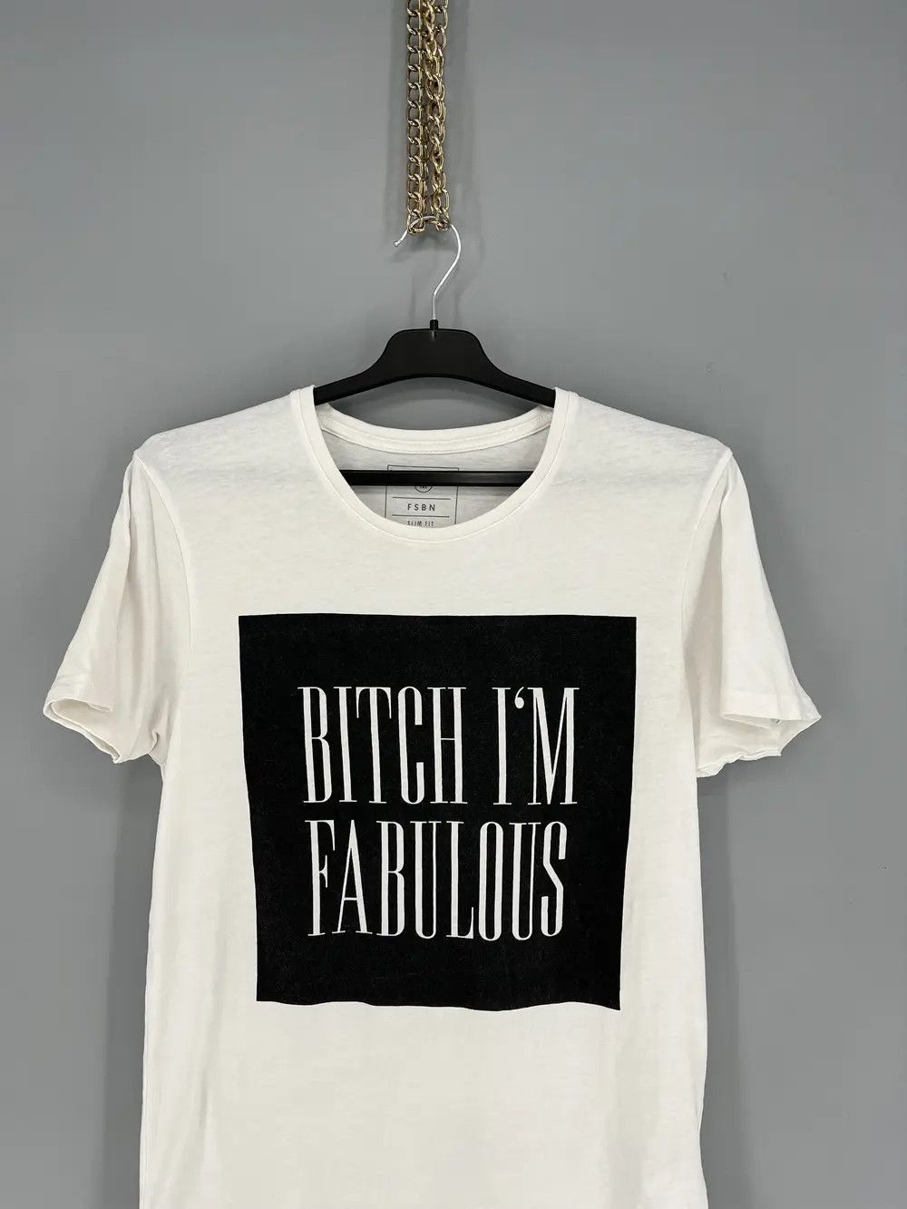Vintage Vintage Inscription Adult “ Bitch im Fabulous ” Humor Tee Size US M / EU 48-50 / 2 - 6 Thumbnail