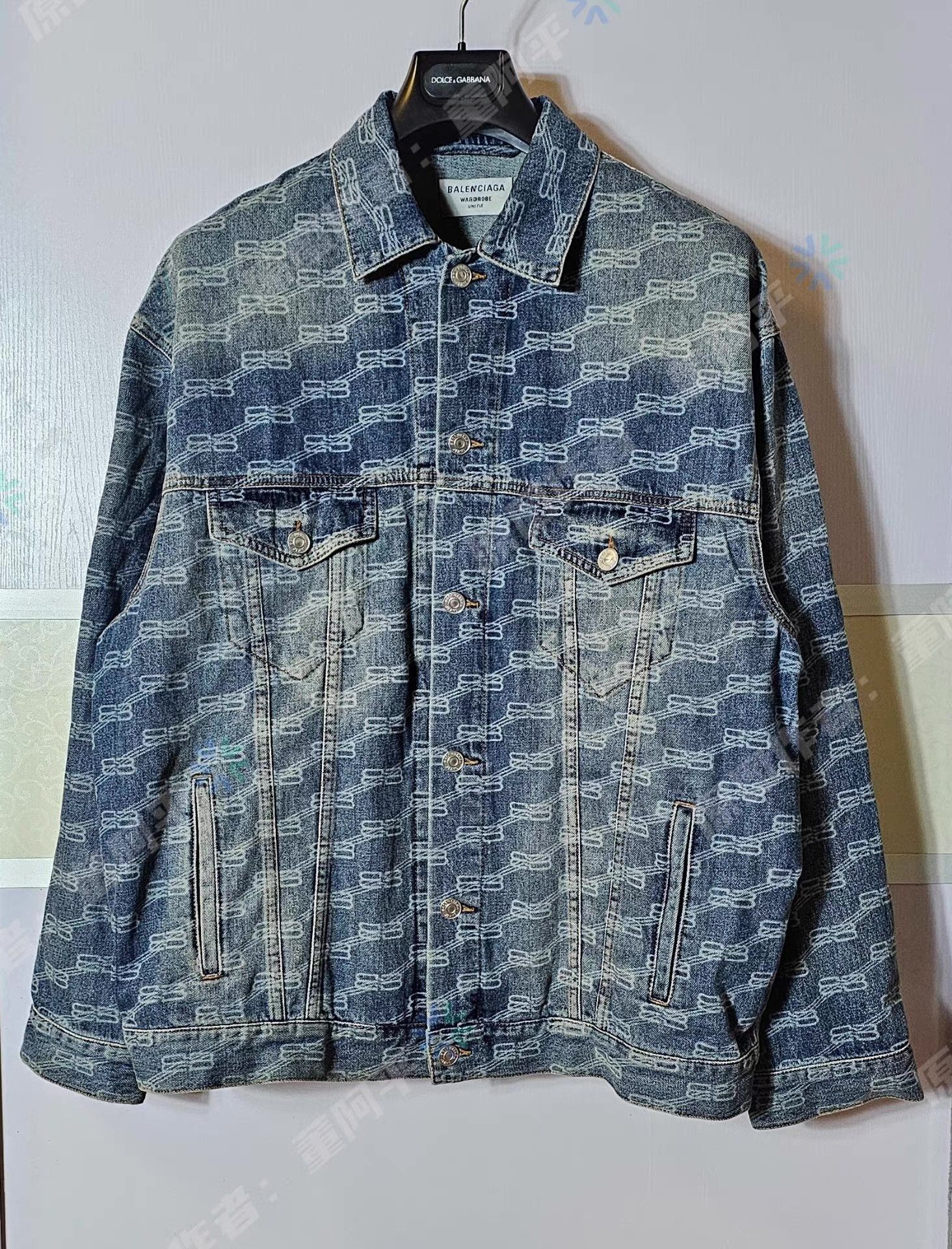 Balenciaga Balenciaga Oversized Denim Jacket Q4 Size US M / EU 48-50 / 2 - 1 Thumbnail