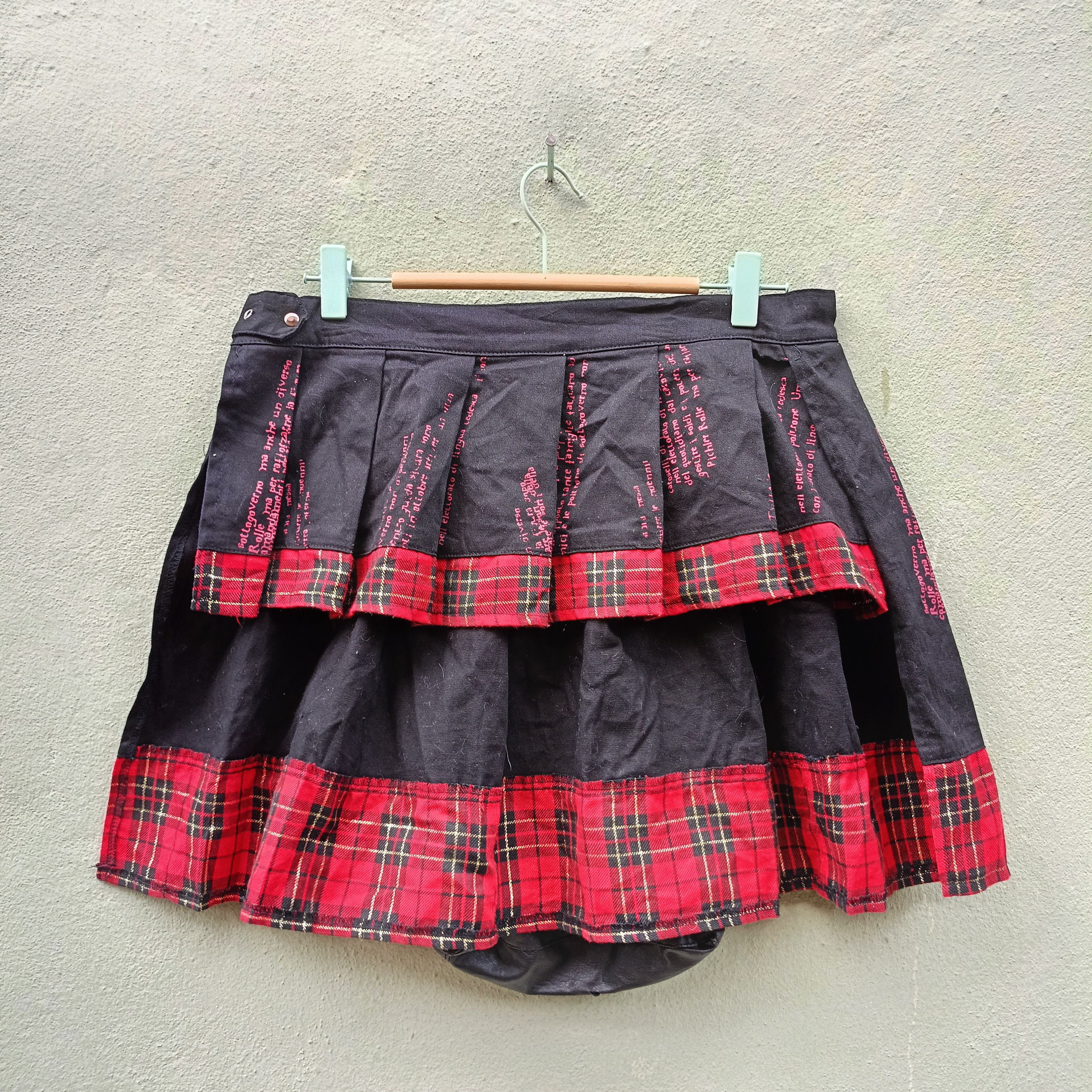Seditionaries Mad Punk Mini Skirt Strengtable Waist 32 -36 inchi Size 36" / US 14 / IT 50 - 2 Thumbnail
