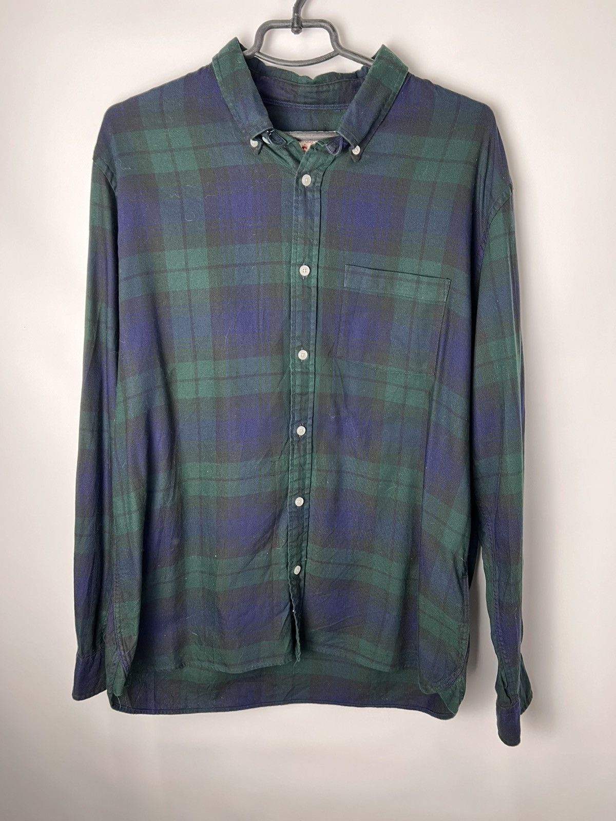 Brooks Brothers Vintage Designer Brooks Brothers Flannel Button Down Shirt Size US XL / EU 56 / 4 - 1 Thumbnail