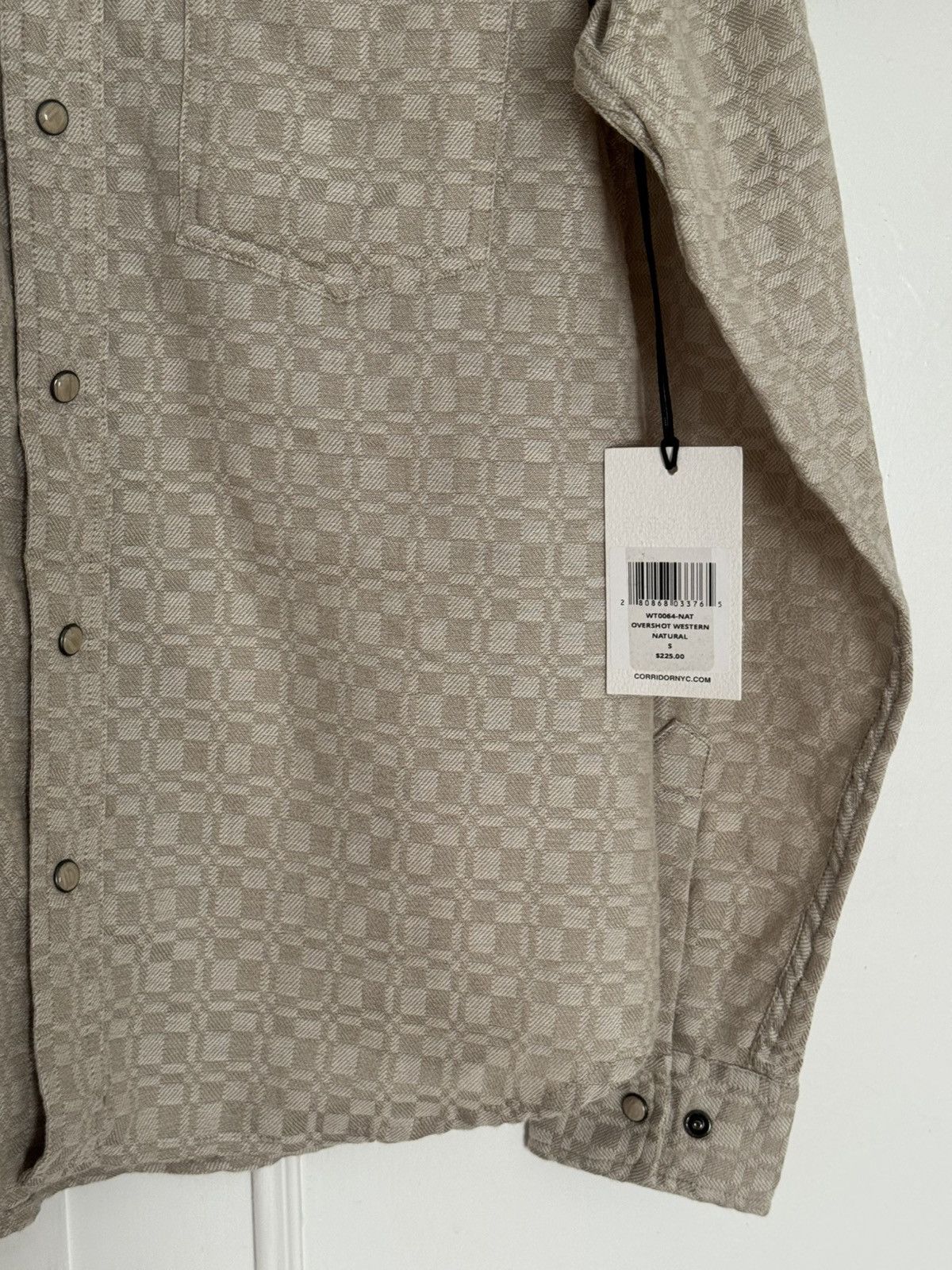 Corridor Corridor Overshot Western Snap Shirt Natural Small Size US S / EU 44-46 / 1 - 7 Thumbnail