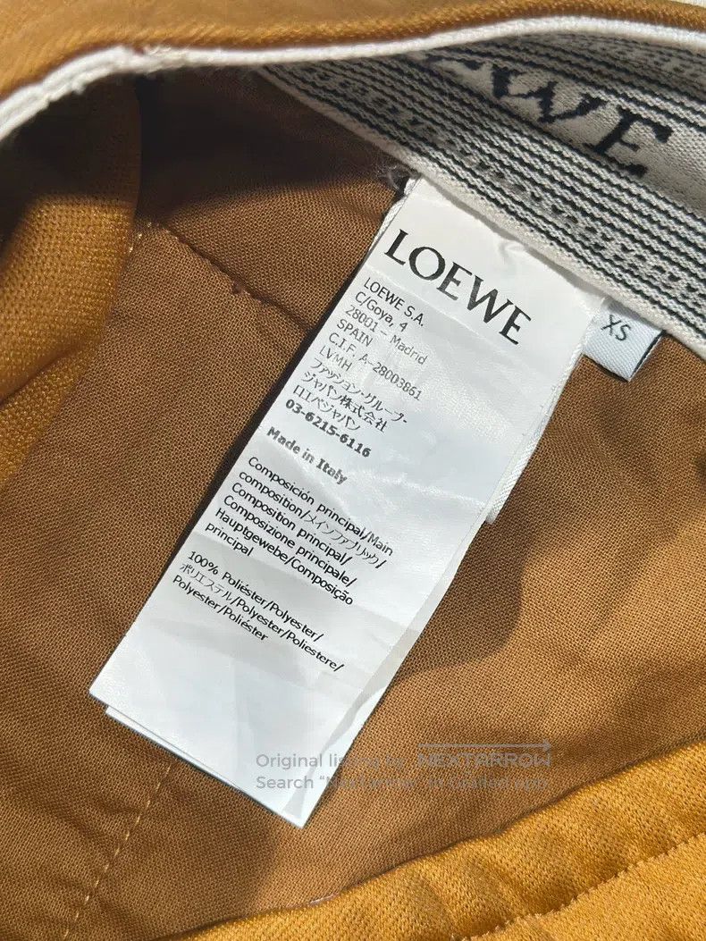 Loewe Loewe size XS Logo Embroidered Side Striped Drawstring Stra Size 24" / US 00 / IT 34 - 9 Thumbnail