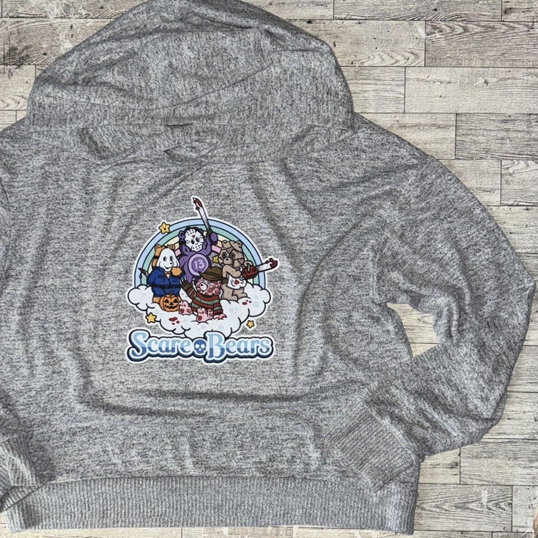 Gap Scare Bears, Upcycled, Retro, Knit Oversize Lounge Hoodie Size M / US 6-8 / IT 42-44 - 8 Thumbnail