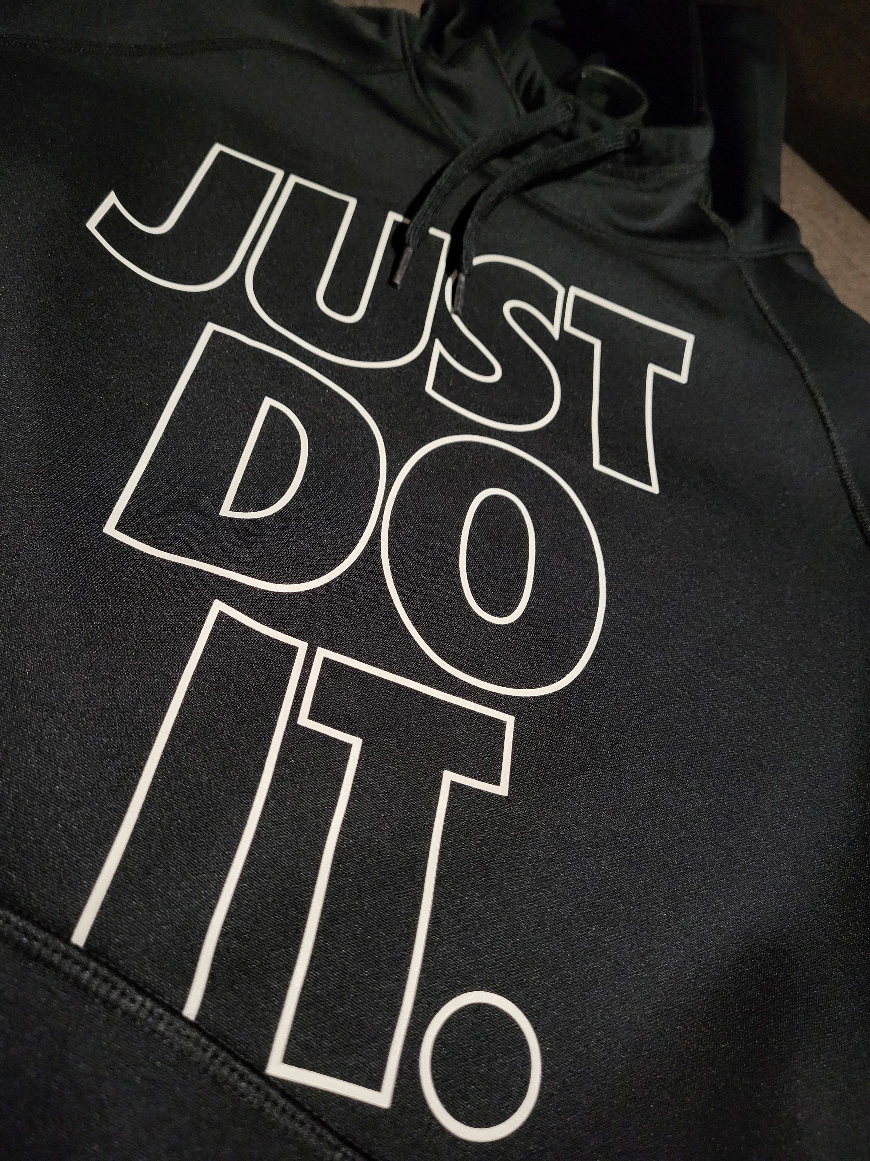 Nike Vintage hoodie NIKE just do it Size L / US 10 / IT 46 - 6 Thumbnail