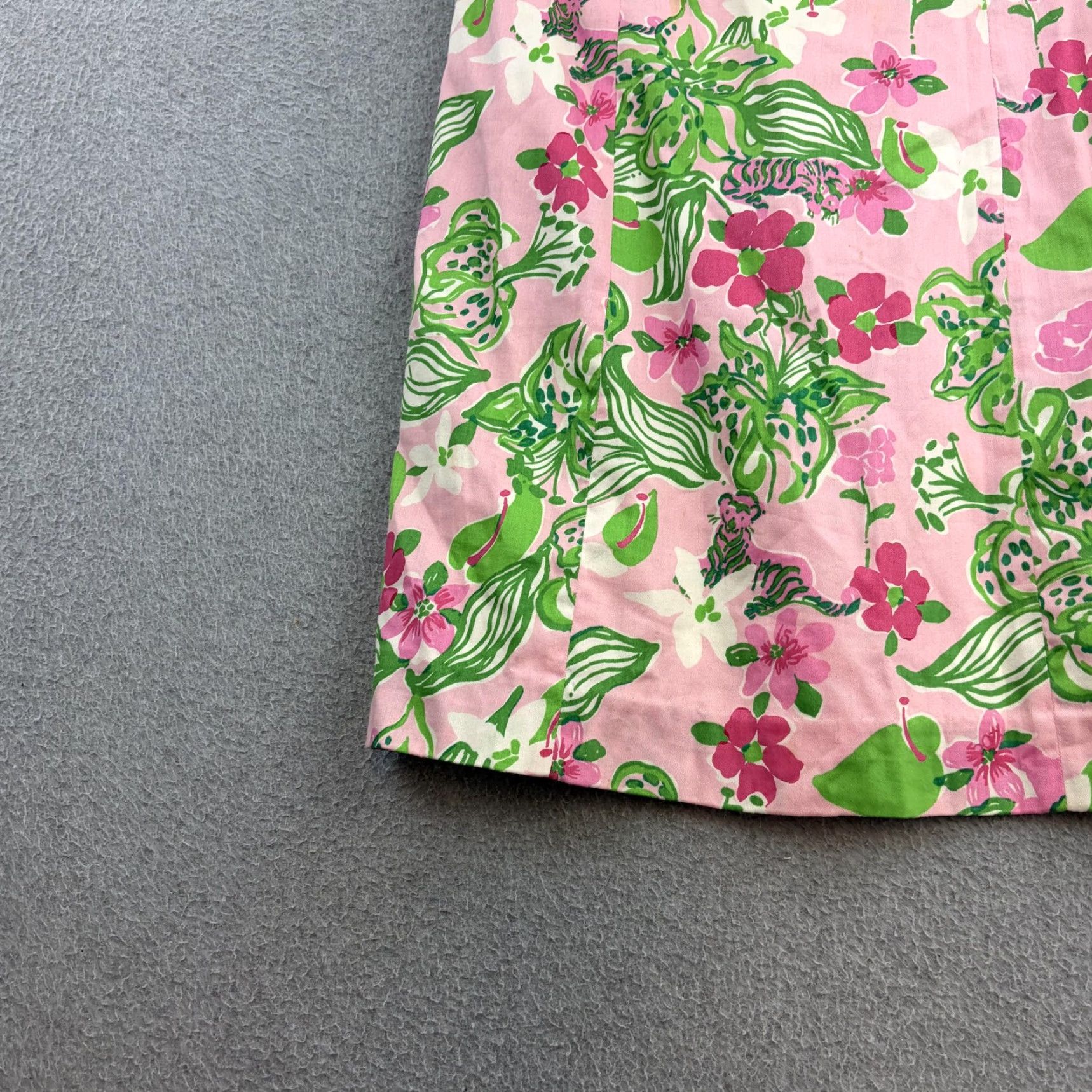 Lilly Pulitzer Lilly Pulitzer Jubilee Dress Womens 0 Pink Floral Ruffle Short Sleeve Shift Lined Jubilee Brand Womens 0 Pink Floral Dress Size XS / US 0-2 / IT 36-38 - 5 Thumbnail