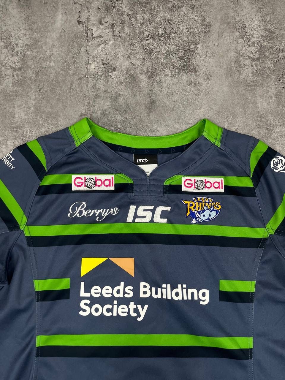 Other ISC Leeds Rhinos Men Rugby Shirt Jersey 2016 Season Green Size US M / EU 48-50 / 2 - 2 Thumbnail