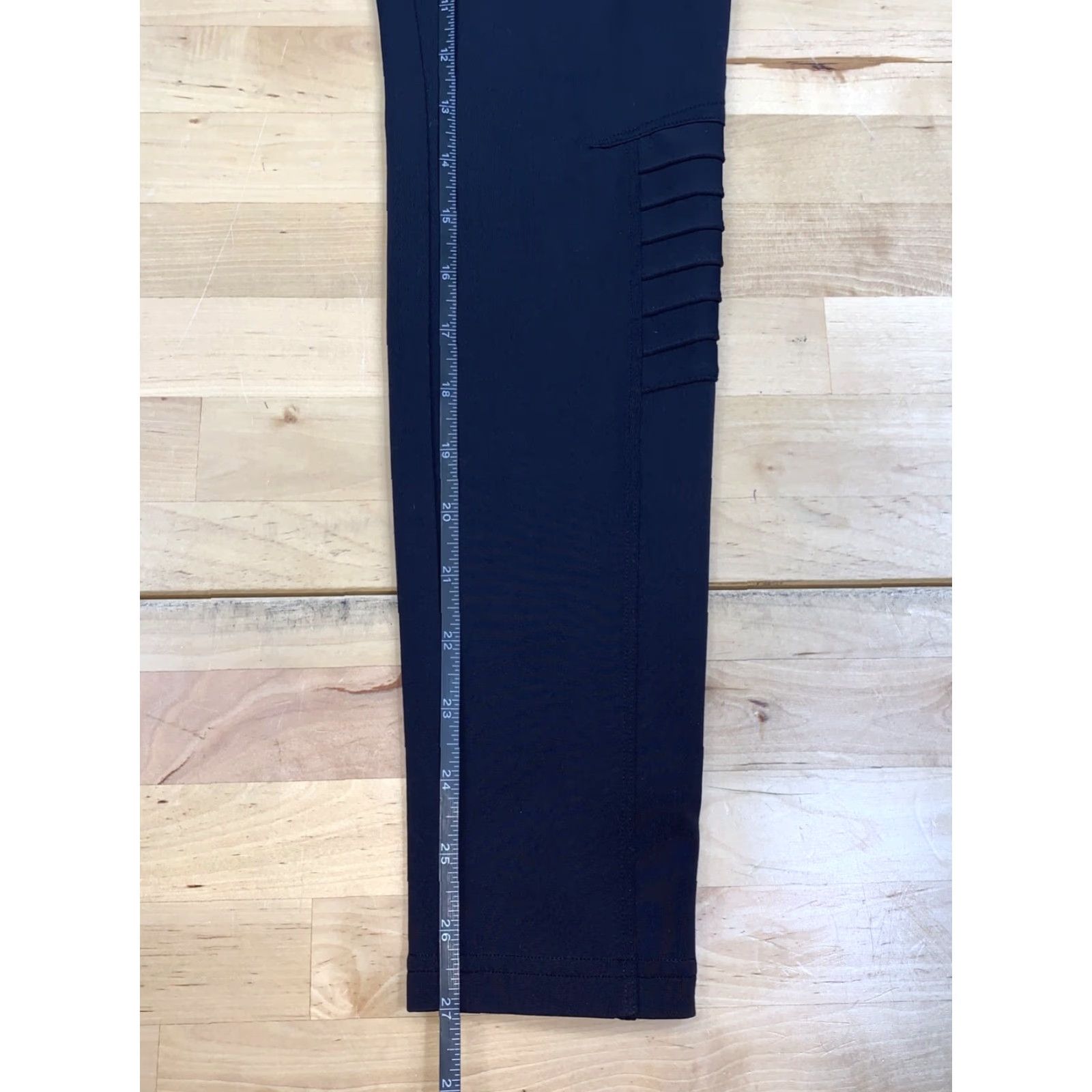 Athleta Athleta Leggings Womens S Black Ankle Zipper Delaney Moto Tight Casual 8350 Size 28" / US 6 / IT 42 - 6 Thumbnail