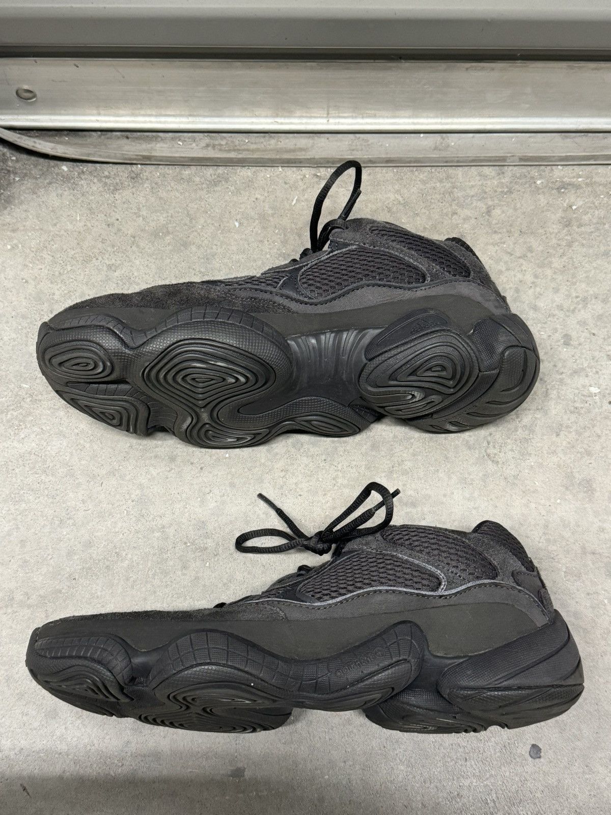 image of Adidas Yeezy 500 Utility Black Shoes, Men's (Size 10.5)