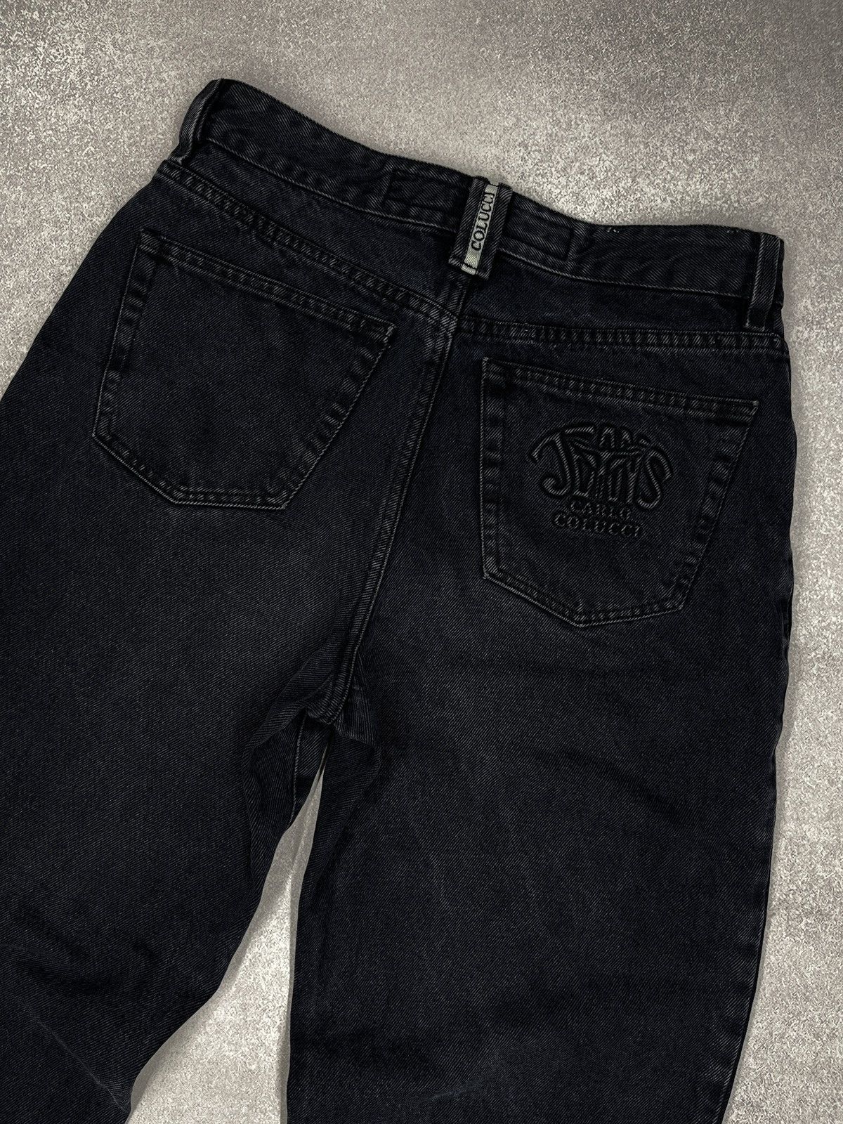 Carlo Colucci Vintage Carlo Colucci Denim Jeans Black Italy Size US 34 / EU 50 - 3 Thumbnail