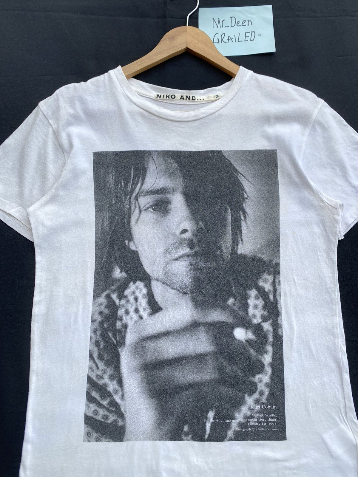 Japanese Brand Rare Vtg Niko and x Kurt Cobain Printed Tshirt Size US S / EU 44-46 / 1 - 5 Thumbnail