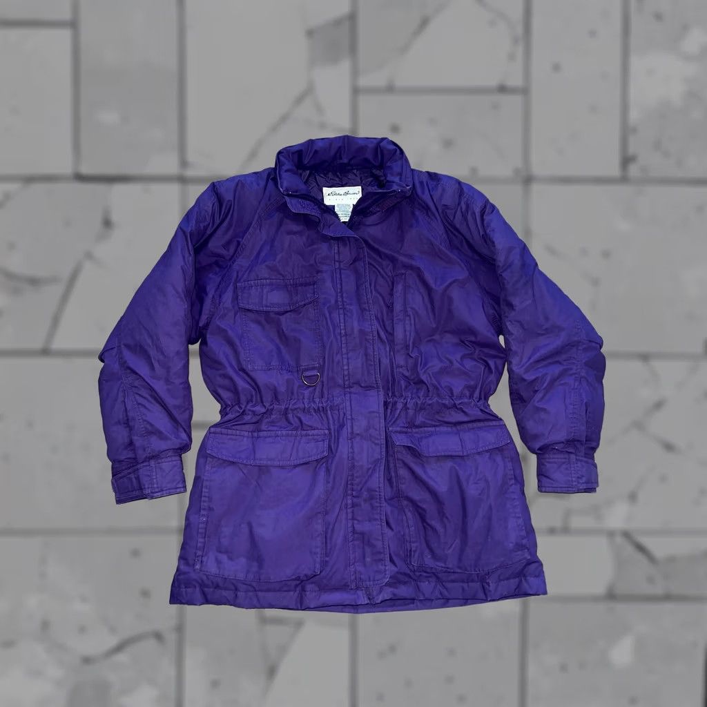 Eddie Bauer VINTAGE Eddie Bauer Snowline Down Jacket Parka Coat Purple Medium Womens Jacket Size M / US 6-8 / IT 42-44 - 1 Thumbnail