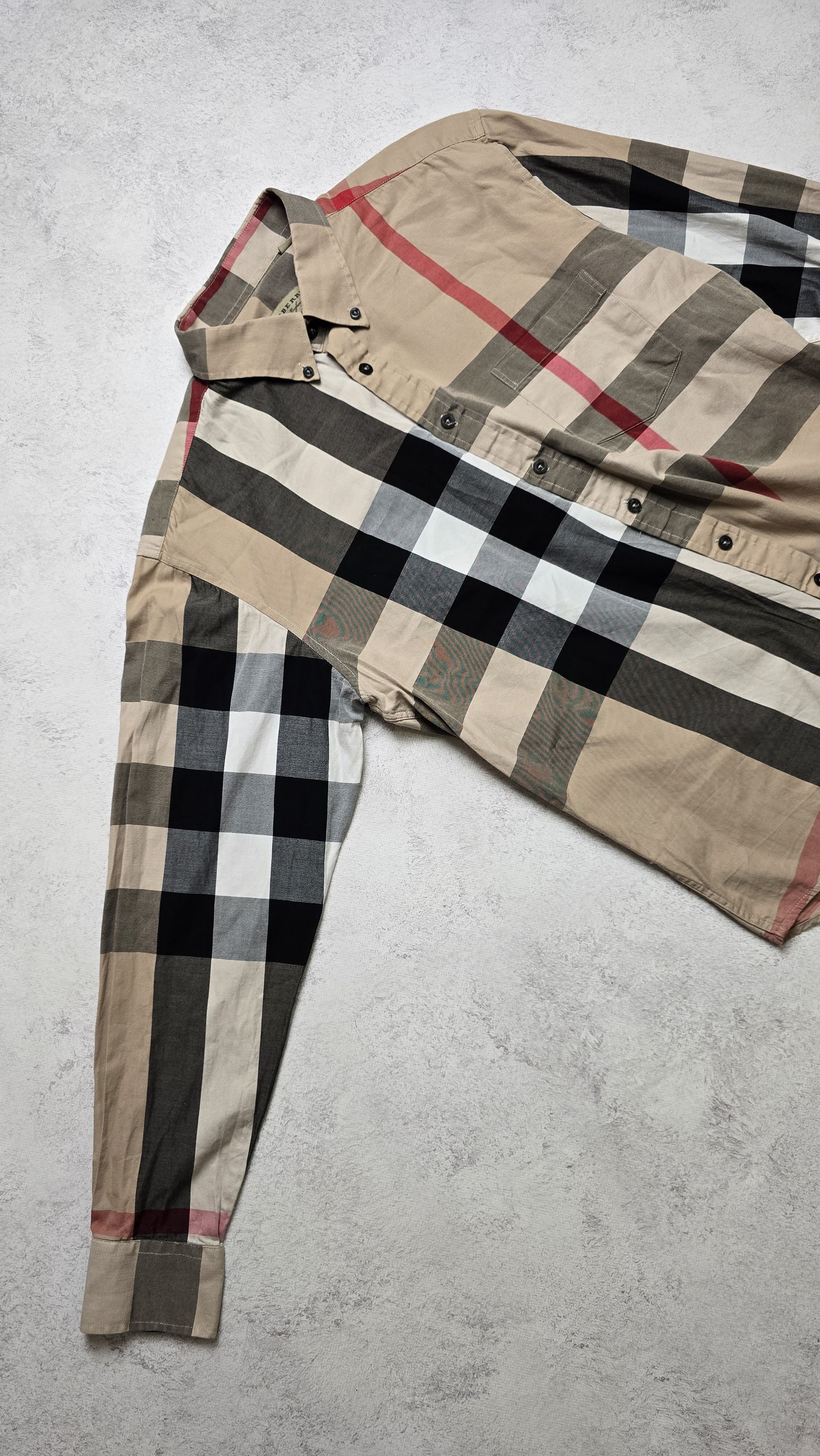 Burberry Burberry Nova Check Shirt Button Down Designer Luxury Size US XL / EU 56 / 4 - 8 Thumbnail
