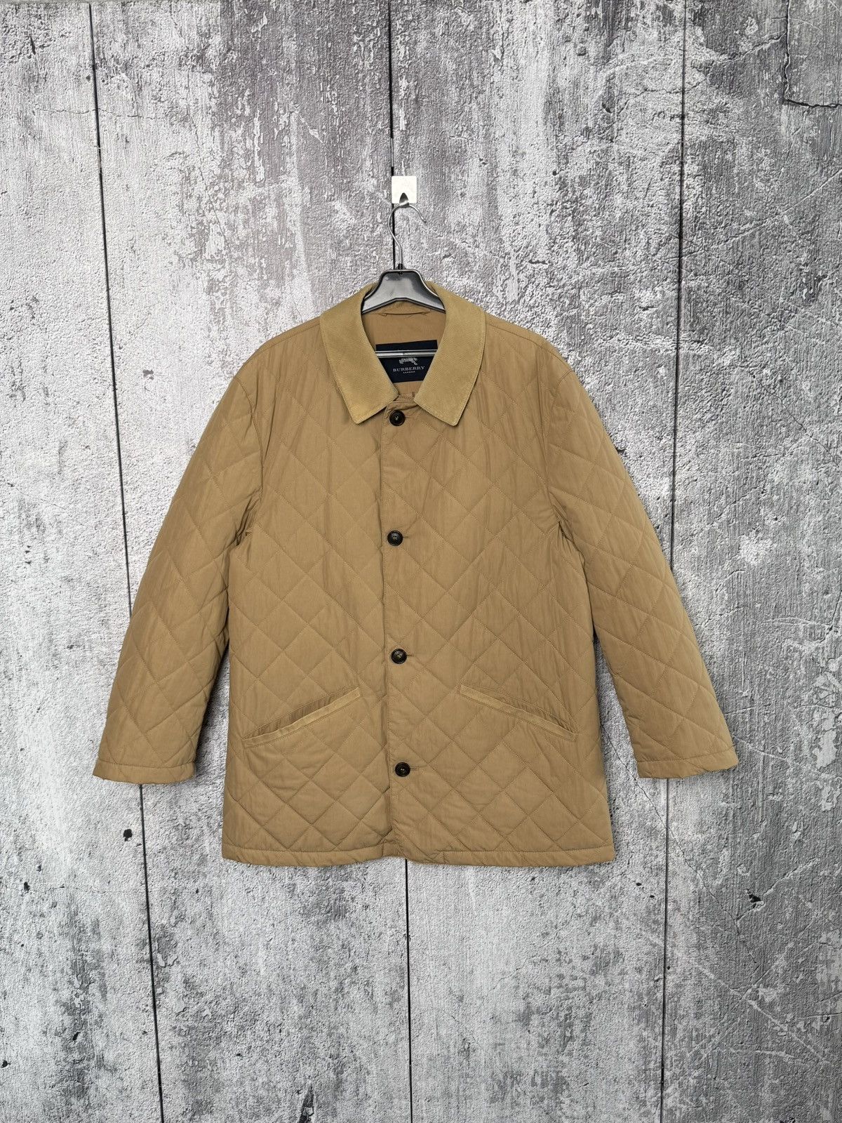 Burberry Burberry London Men’s Quilted Jacket Nova Check Lining sz 48 Size US M / EU 48-50 / 2 - 1 Thumbnail