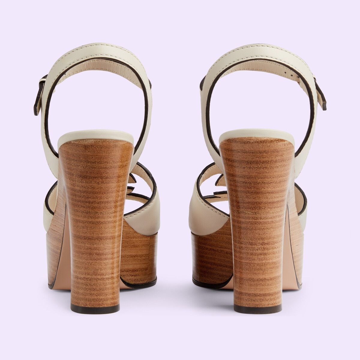 Gucci o1s1wg110125 Interlocking G Sandals in White Size US 9.5 / IT 39.5 - 3 Thumbnail